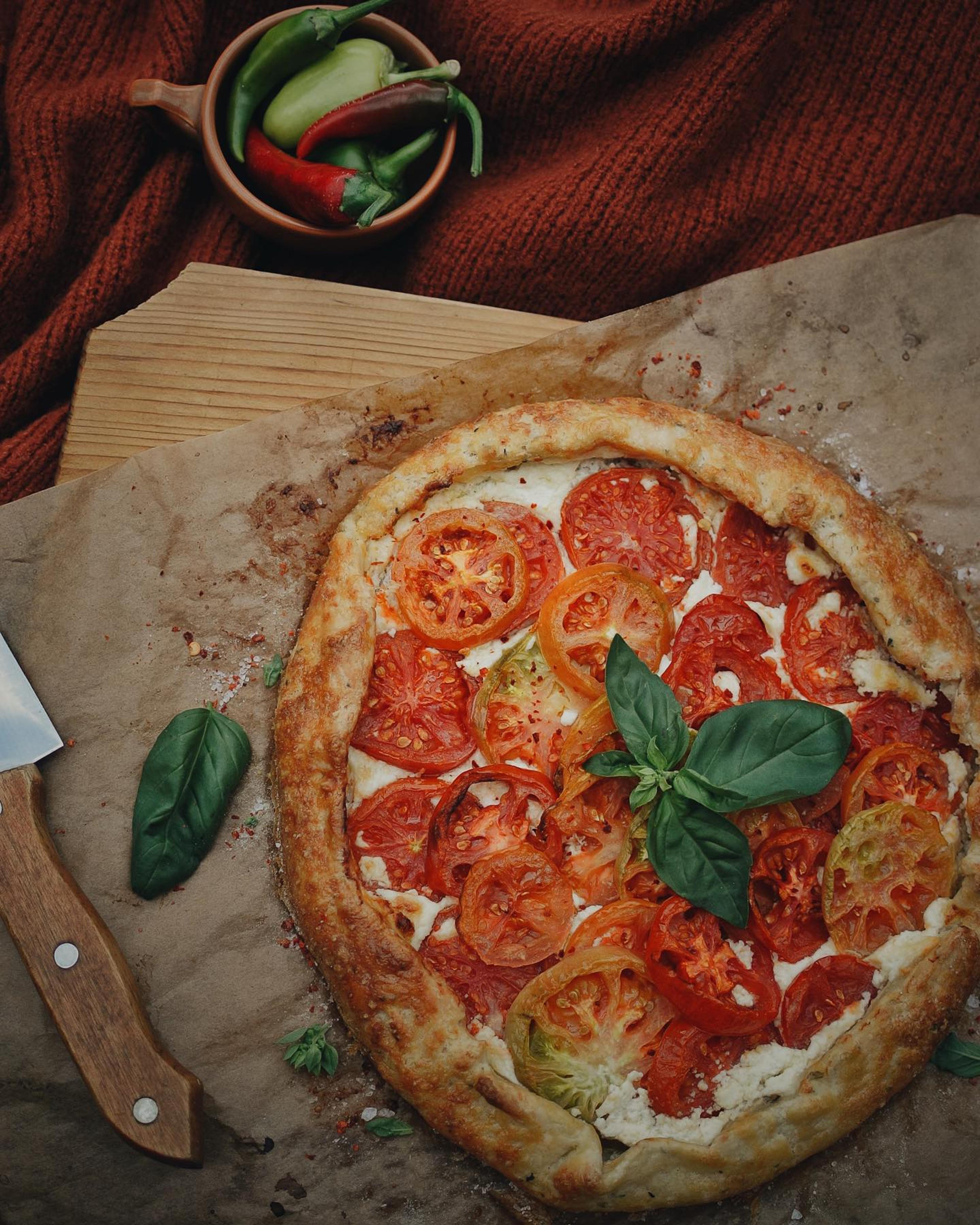 Paradicsomos galette