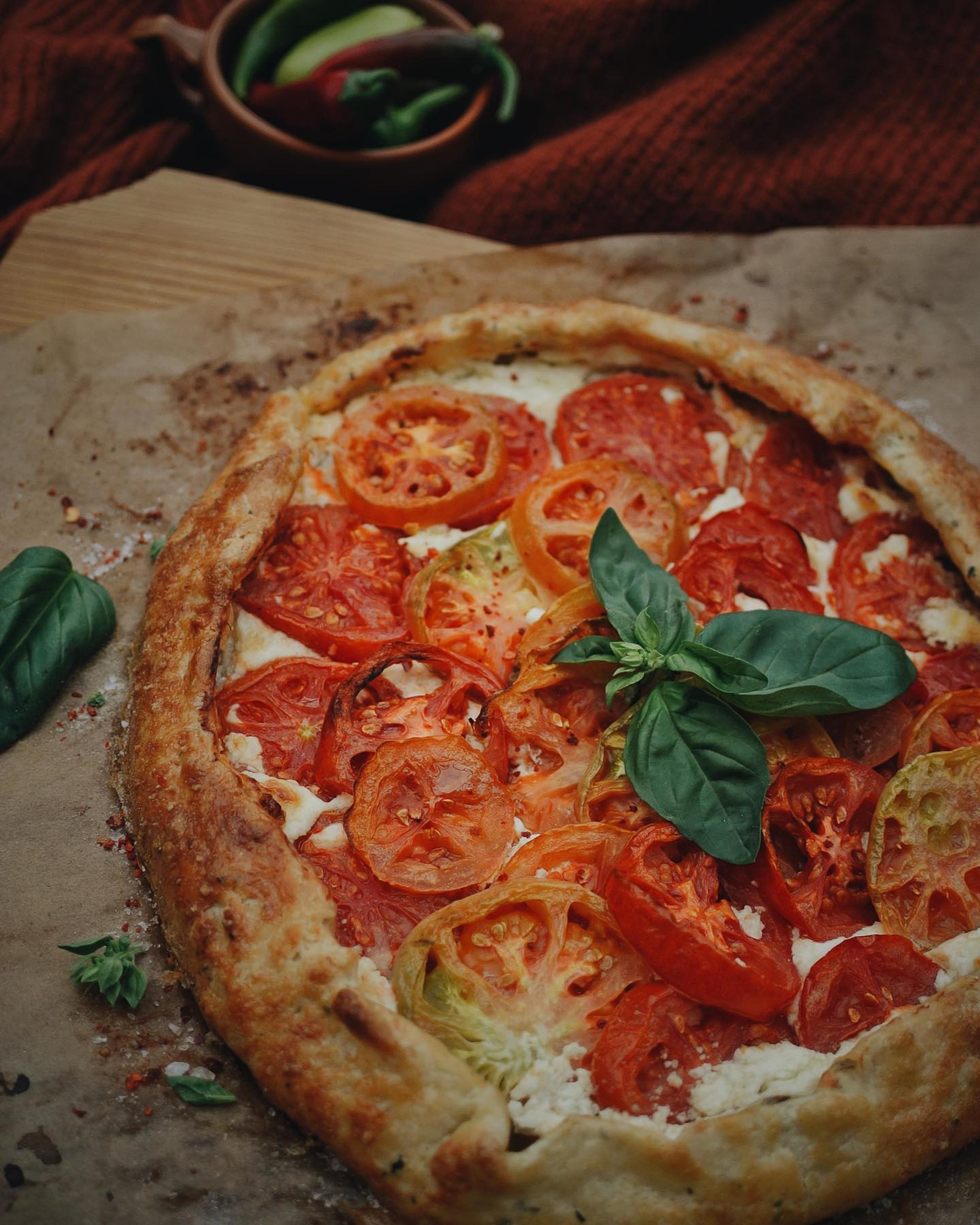 Paradicsomos galette