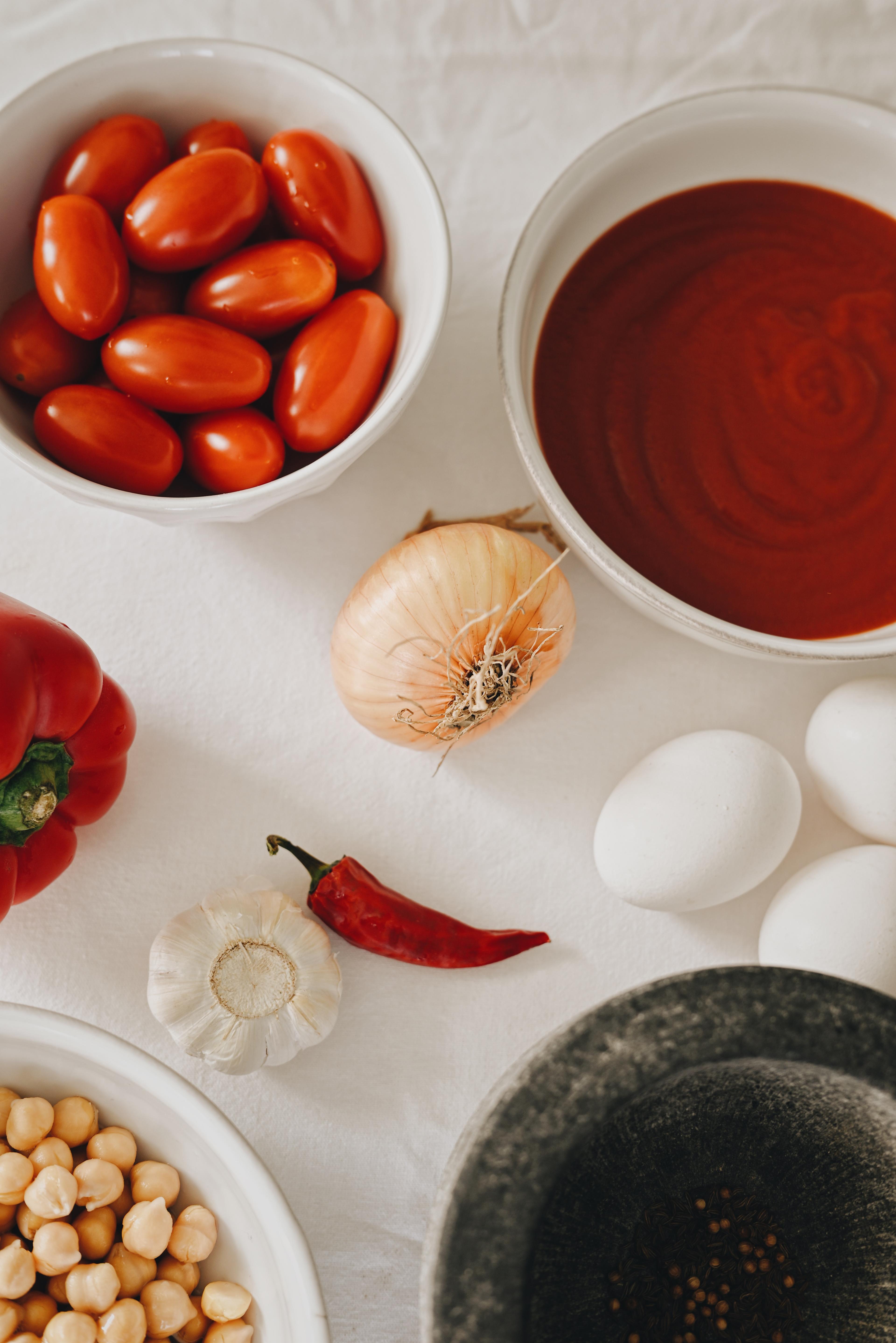 Shakshuka lecsó villásreggeli