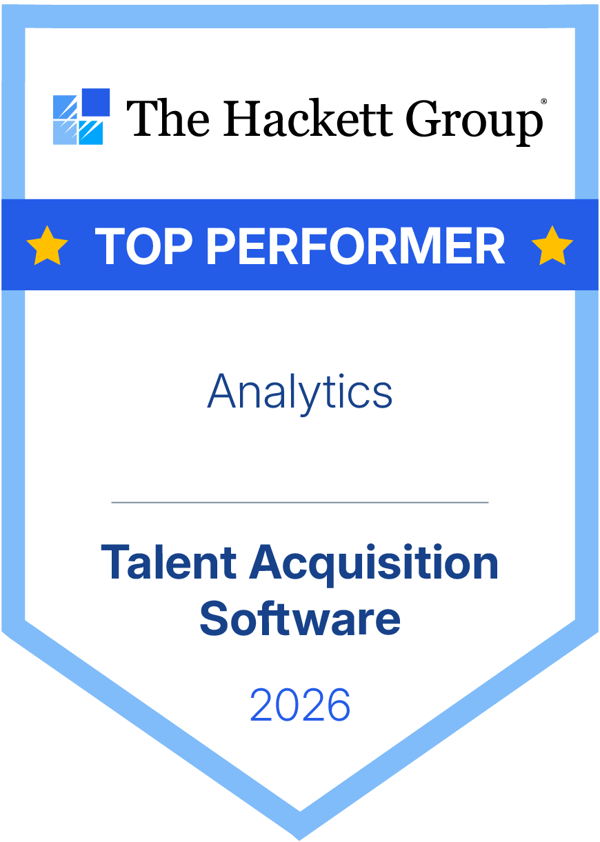 The Hackett Group 2026 Top Performer badge — Analytics