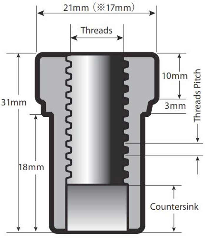 pillow ball nut specs