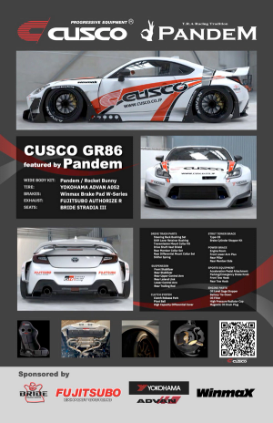 CUSCO GR86 featured by PANDEM - CUSCO SEMA Show 2022