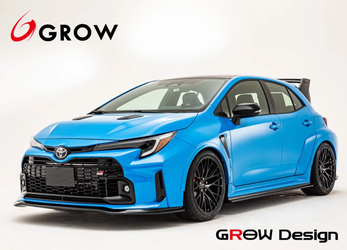 GROW GR Corolla Front View