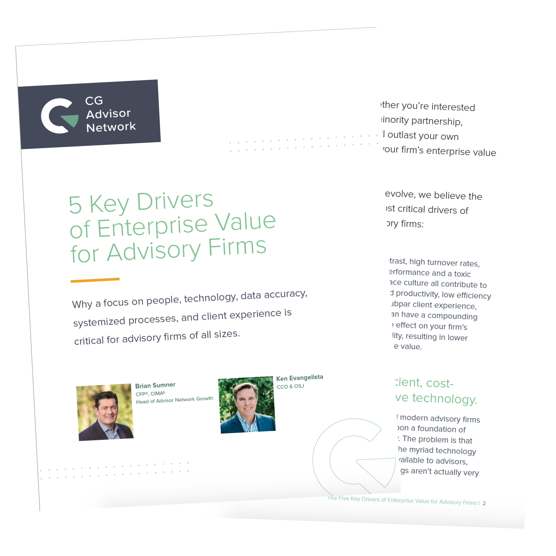 Image accompanying 5 Key Drivers of Enterprise Value for Advisory Firms
