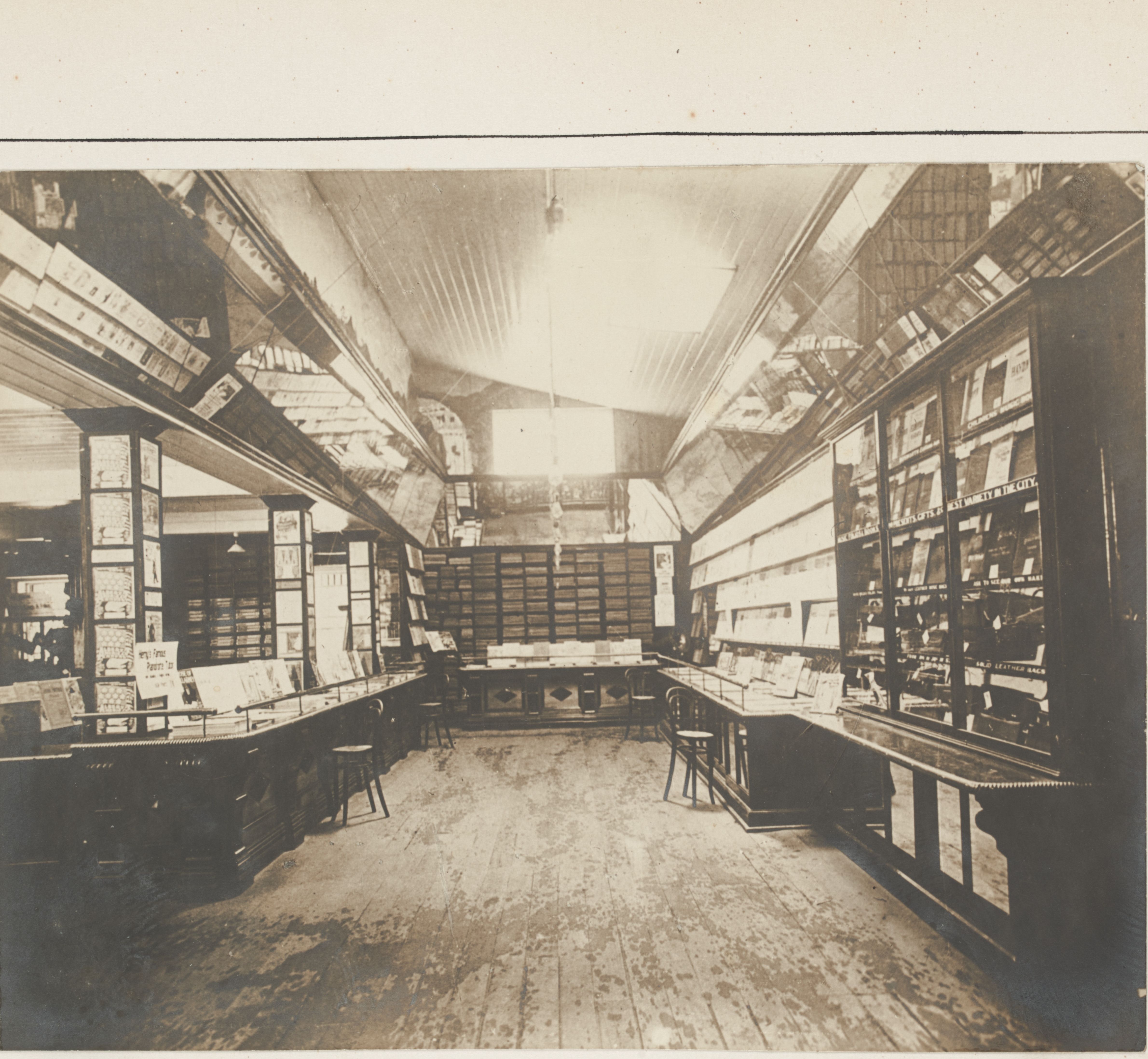Counters and sheet music in Cole’s music department