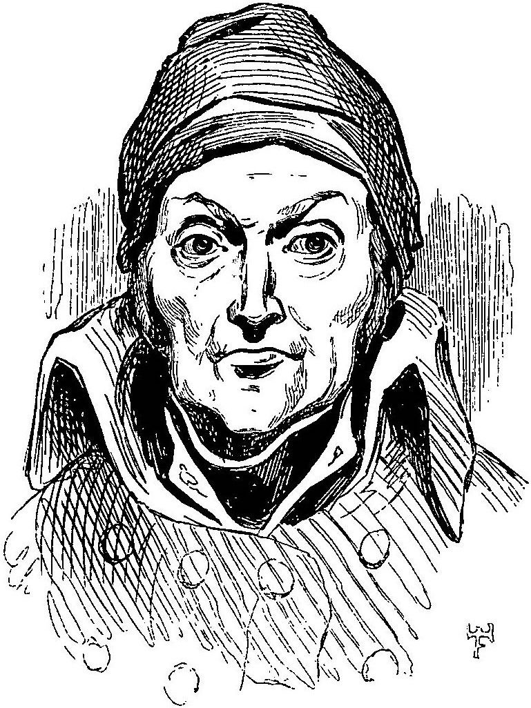 An engraved portrait of Nicolas Appert in a cap and coat