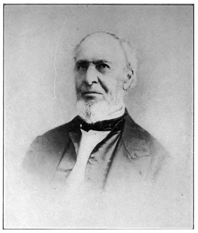 Robert Havell as an older man, with a beard and dark tie.
