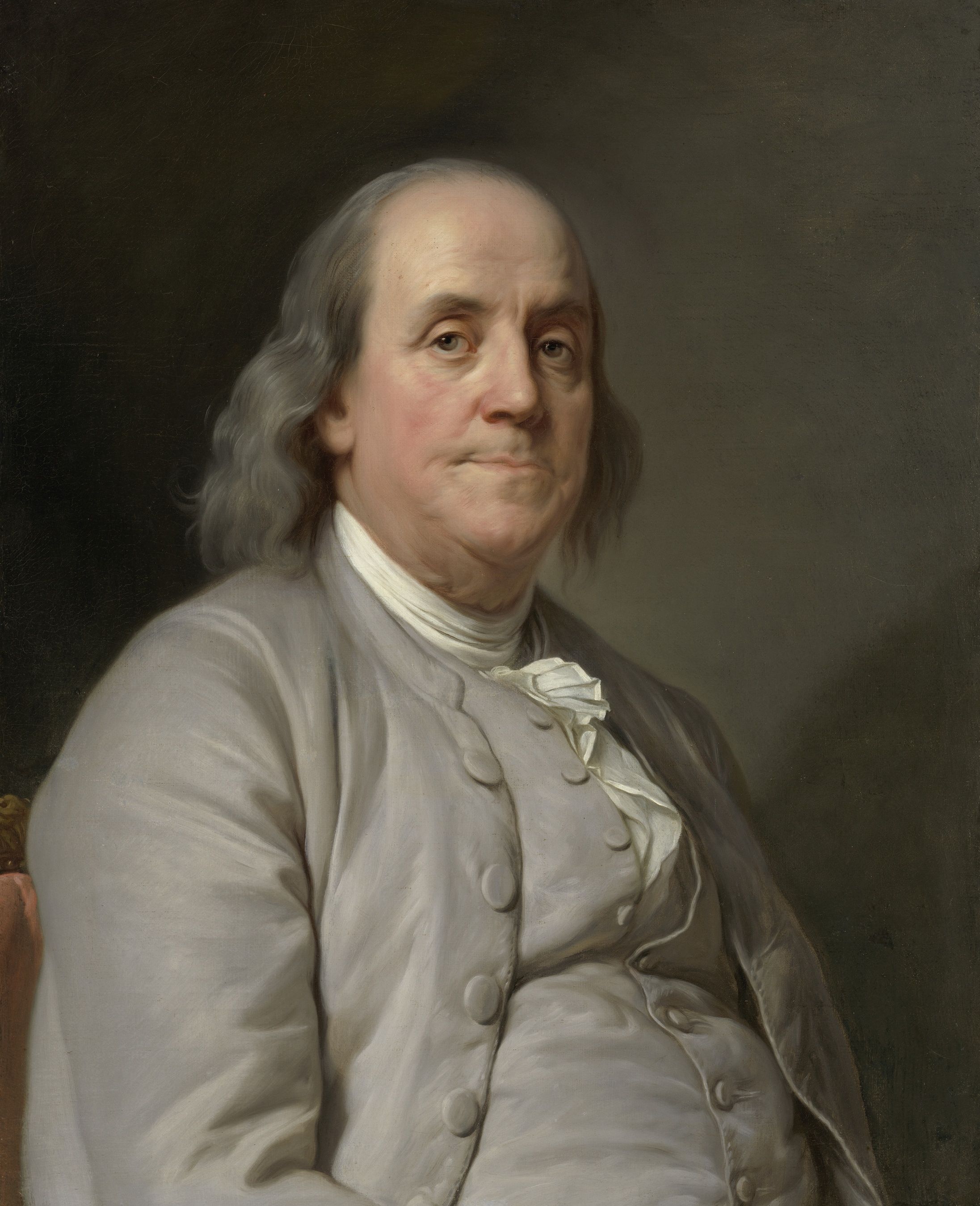 Benjamin Franklin in Joseph-Siffred Duplessis’s portrait