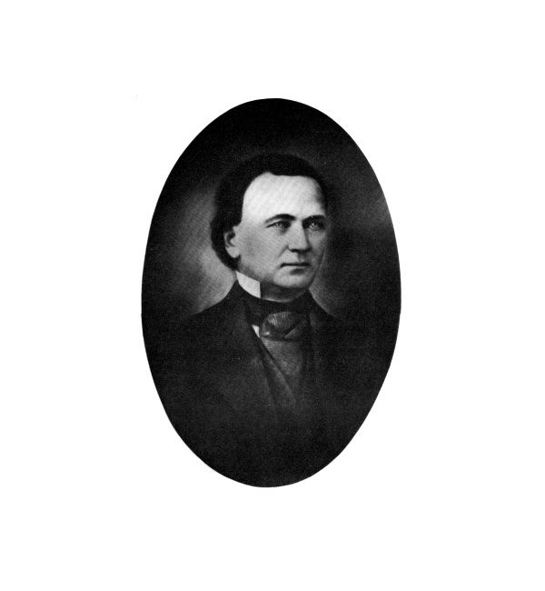 Walter Hunt in an oval photographic portrait
