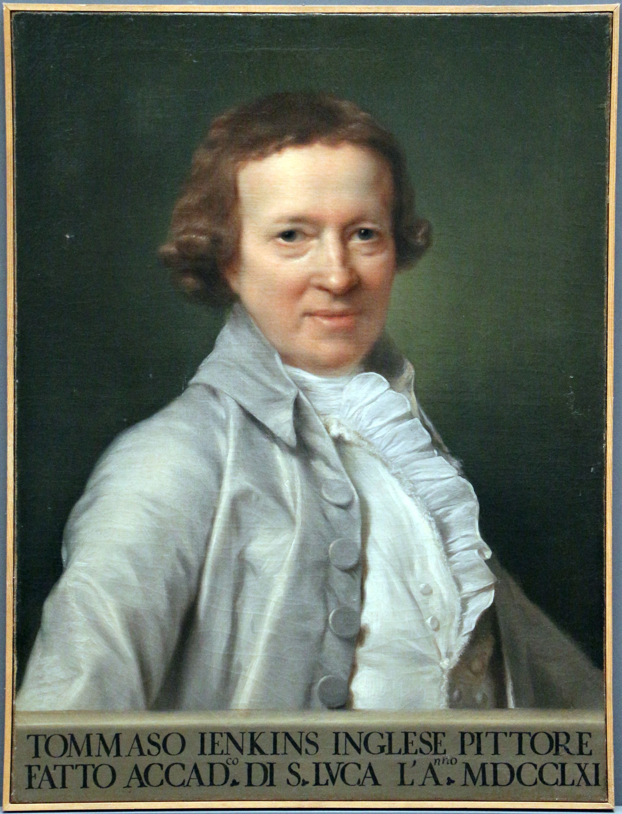 Thomas Jenkins in Anton von Maron’s painted portrait of 1791
