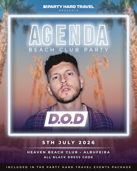 D.O.D. Agenda Beach Club Party