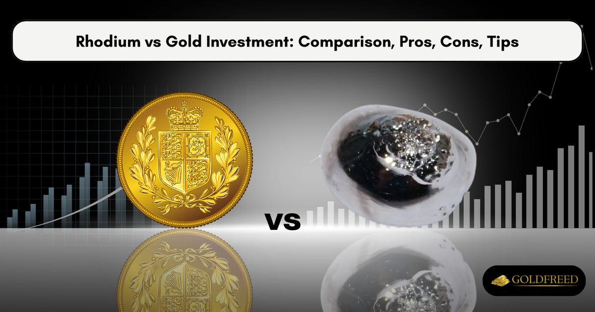 Rhodium vs Gold Investment: Comparison, Pros, Cons, Tips