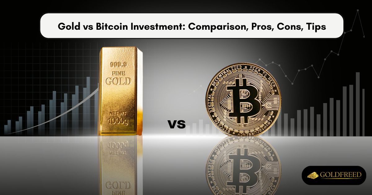 Gold vs Bitcoin Investment: Comparison, Pros, Cons, Tips