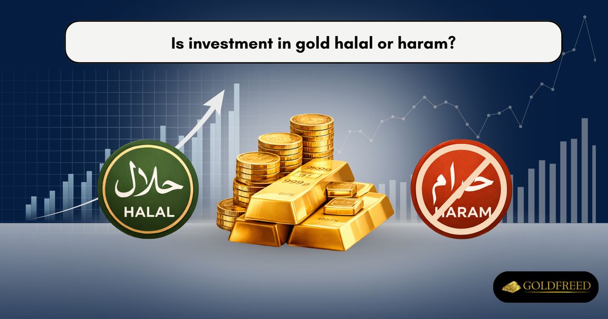 Is investment in gold halal or haram?