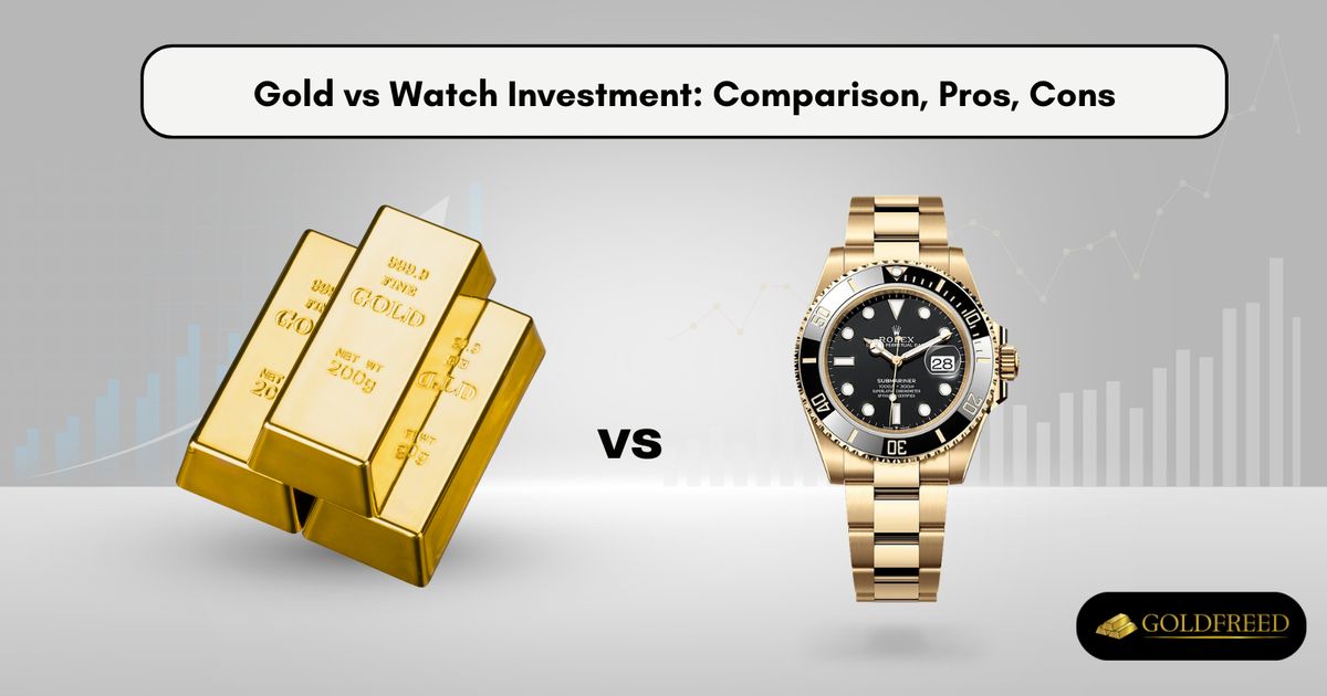 Gold vs Watch Investment: Comparison, Pros, Cons