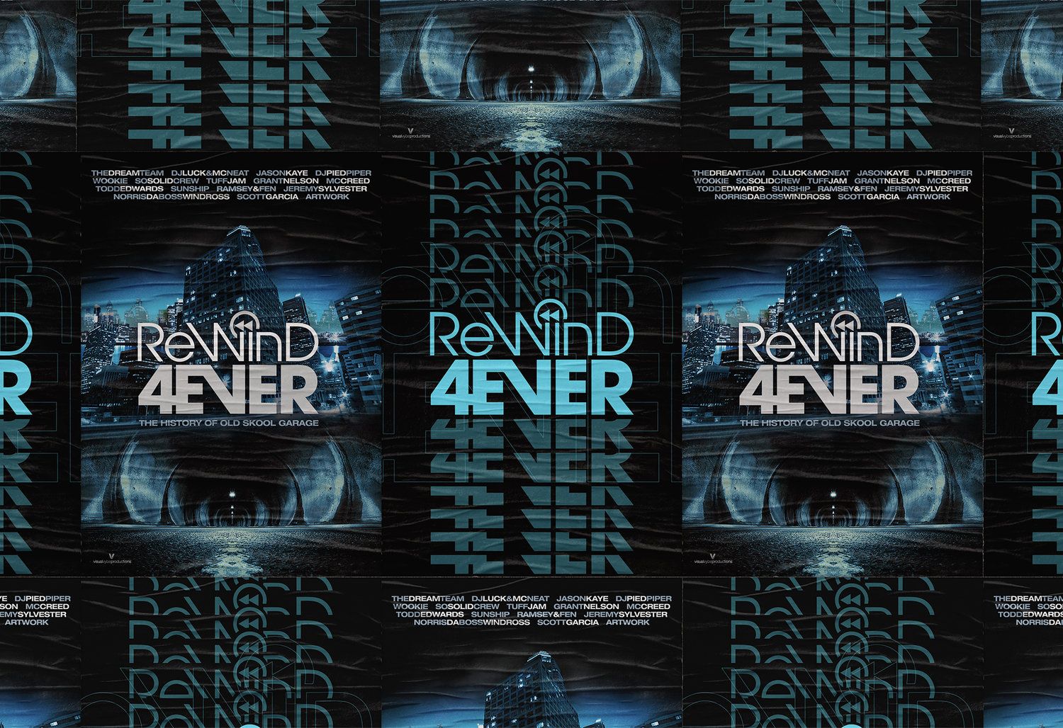 Rewind 4Ever Wheatpaste Posters