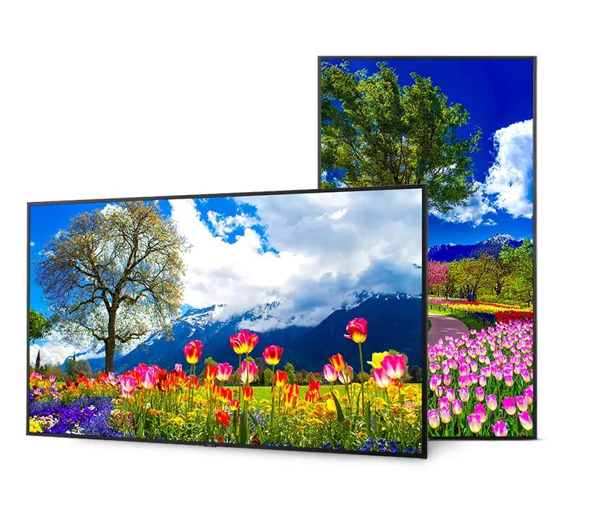 Displays shoing flowers and nature in vivid colors in two orientations