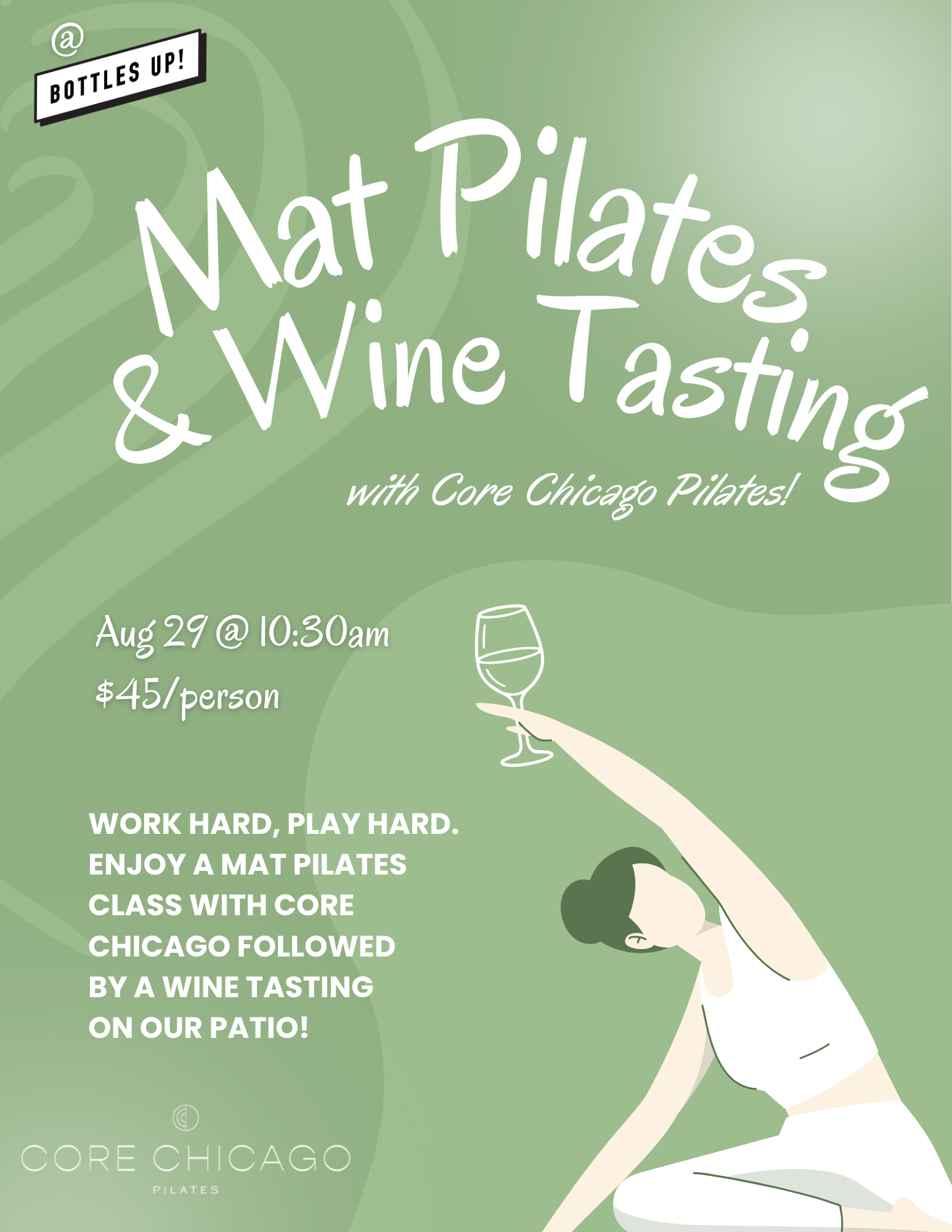 Mat Pilates and Wine Tasting!