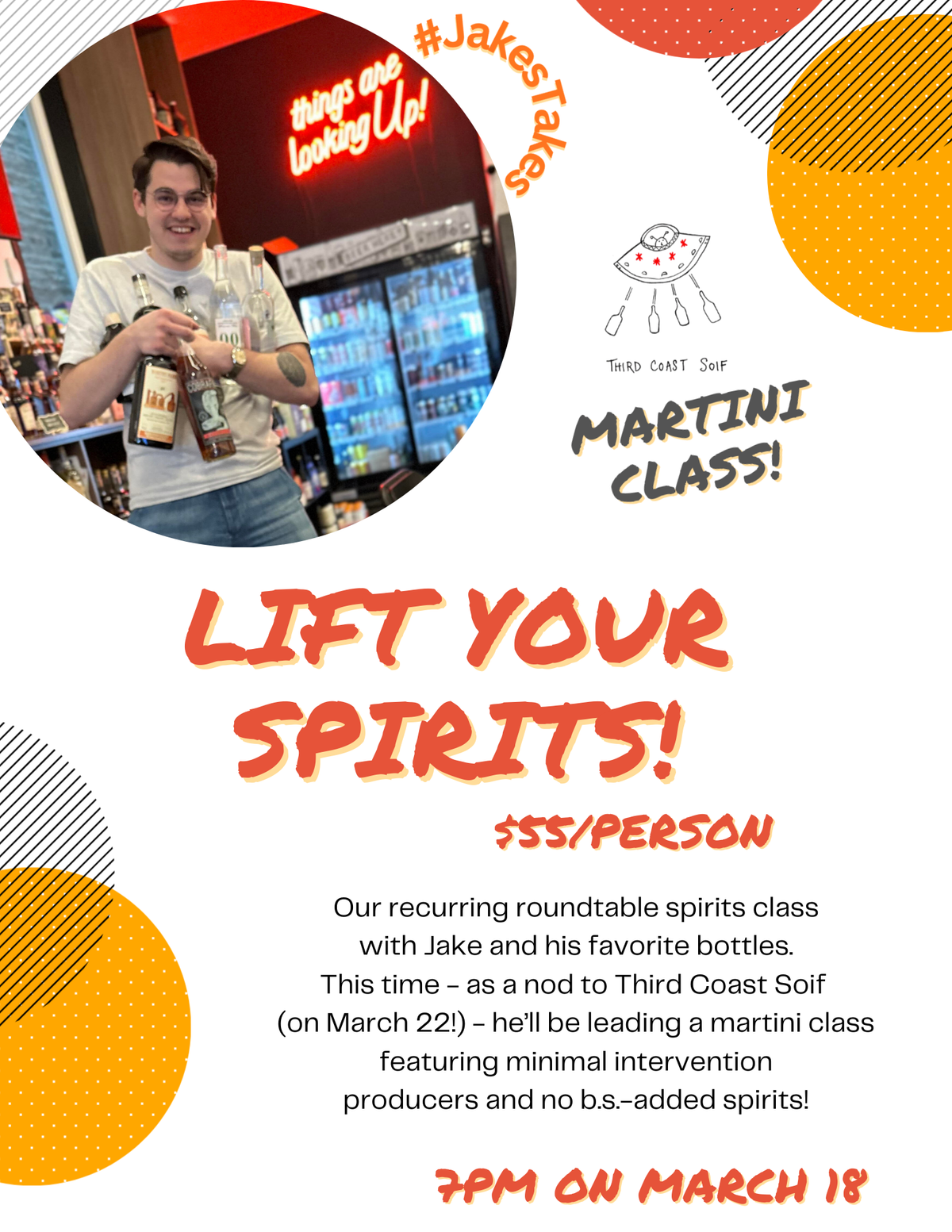 Lift Your Spirits - Martini Class!