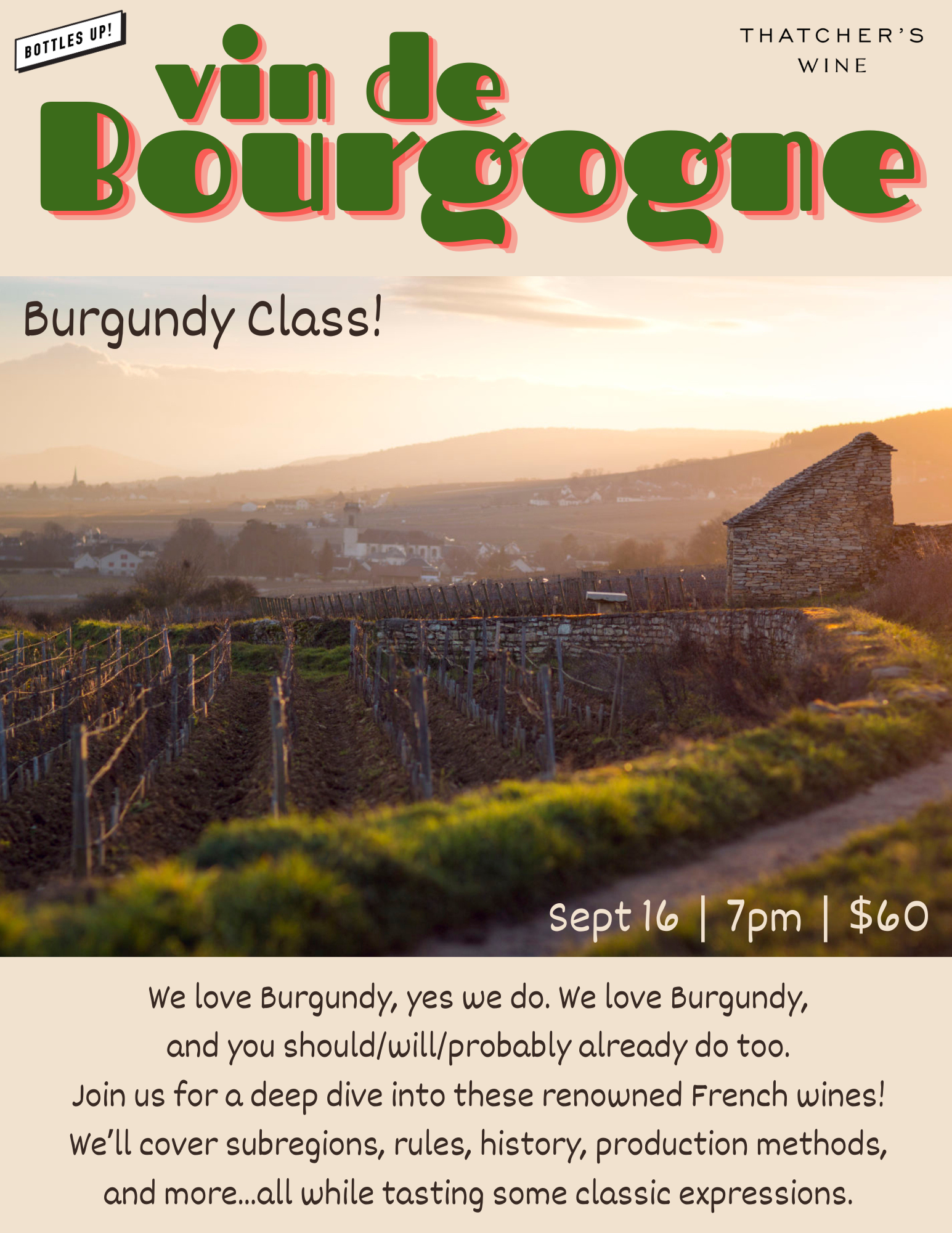 Wines of Burgundy Class!
