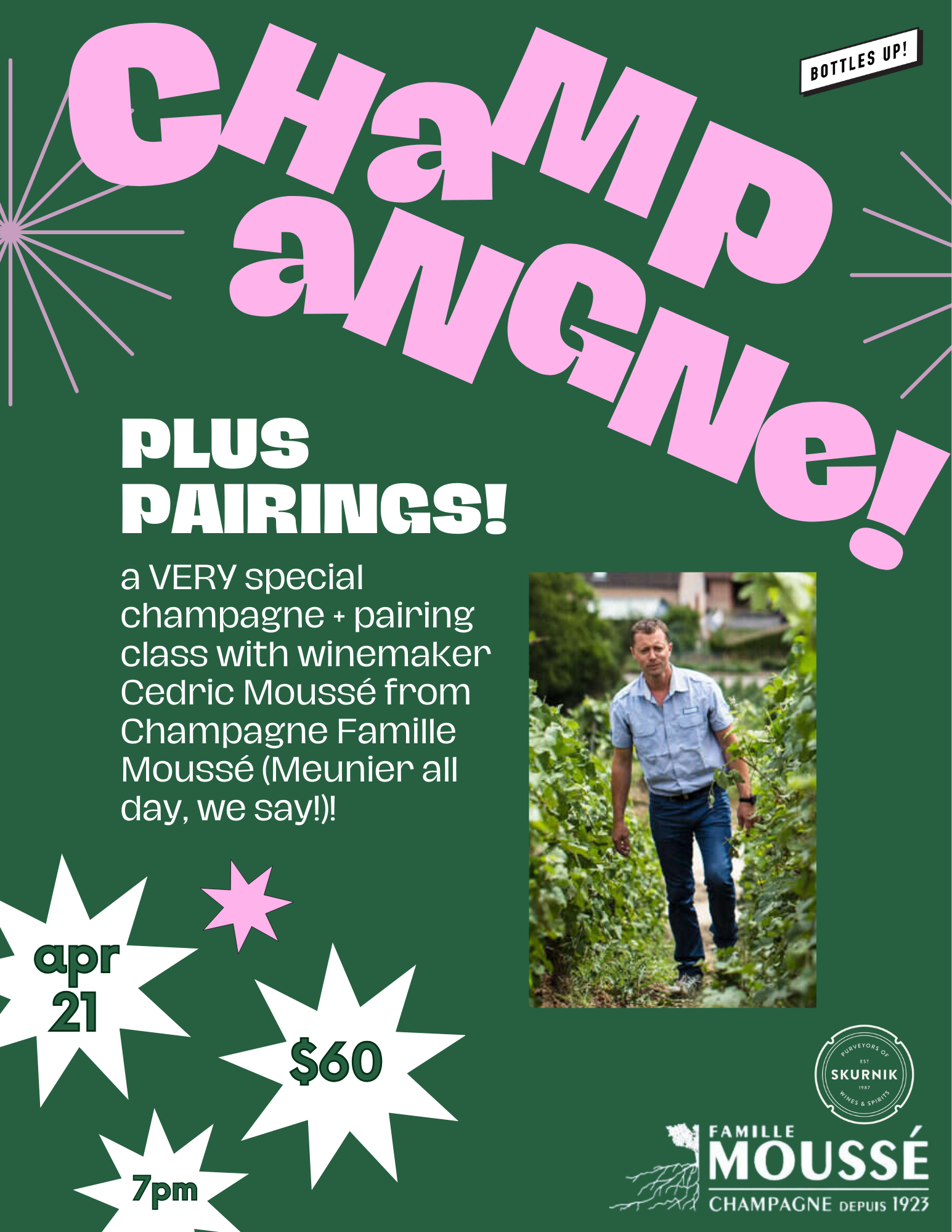 Champagne (+ Pairings!) with Famille Moussé!