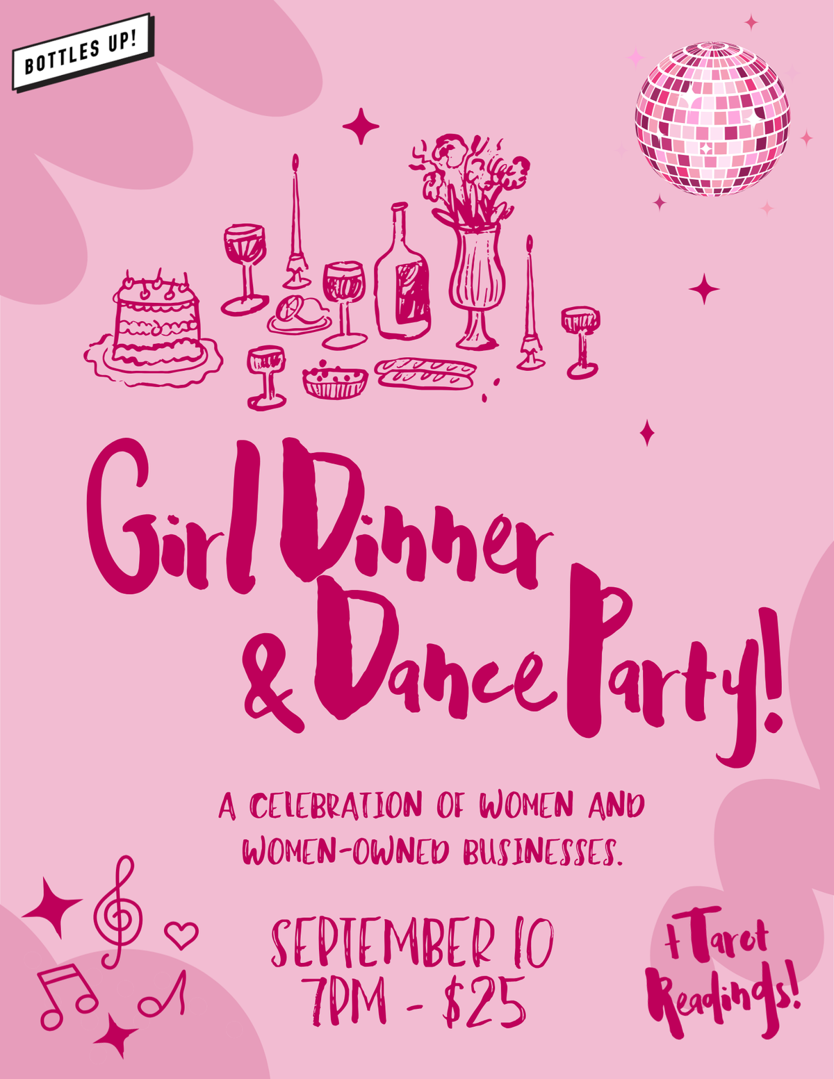 Girl Dinner & Dance Party!