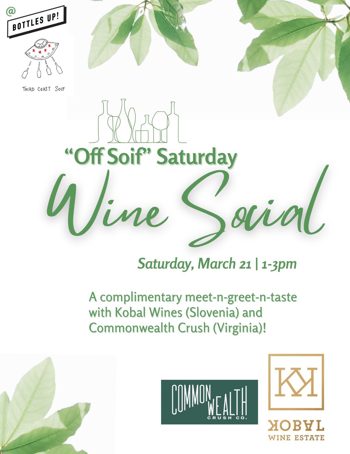 Off Soif Saturday Social!