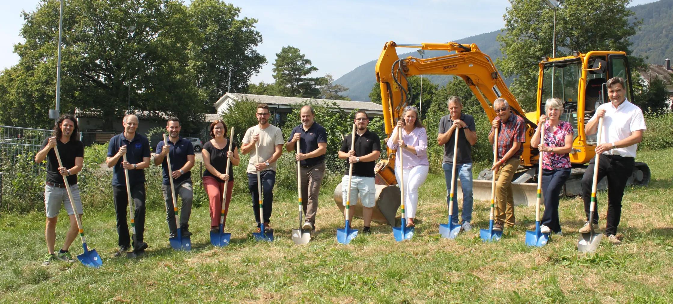 Spatenstich Schulhaus Kastels Grenchen