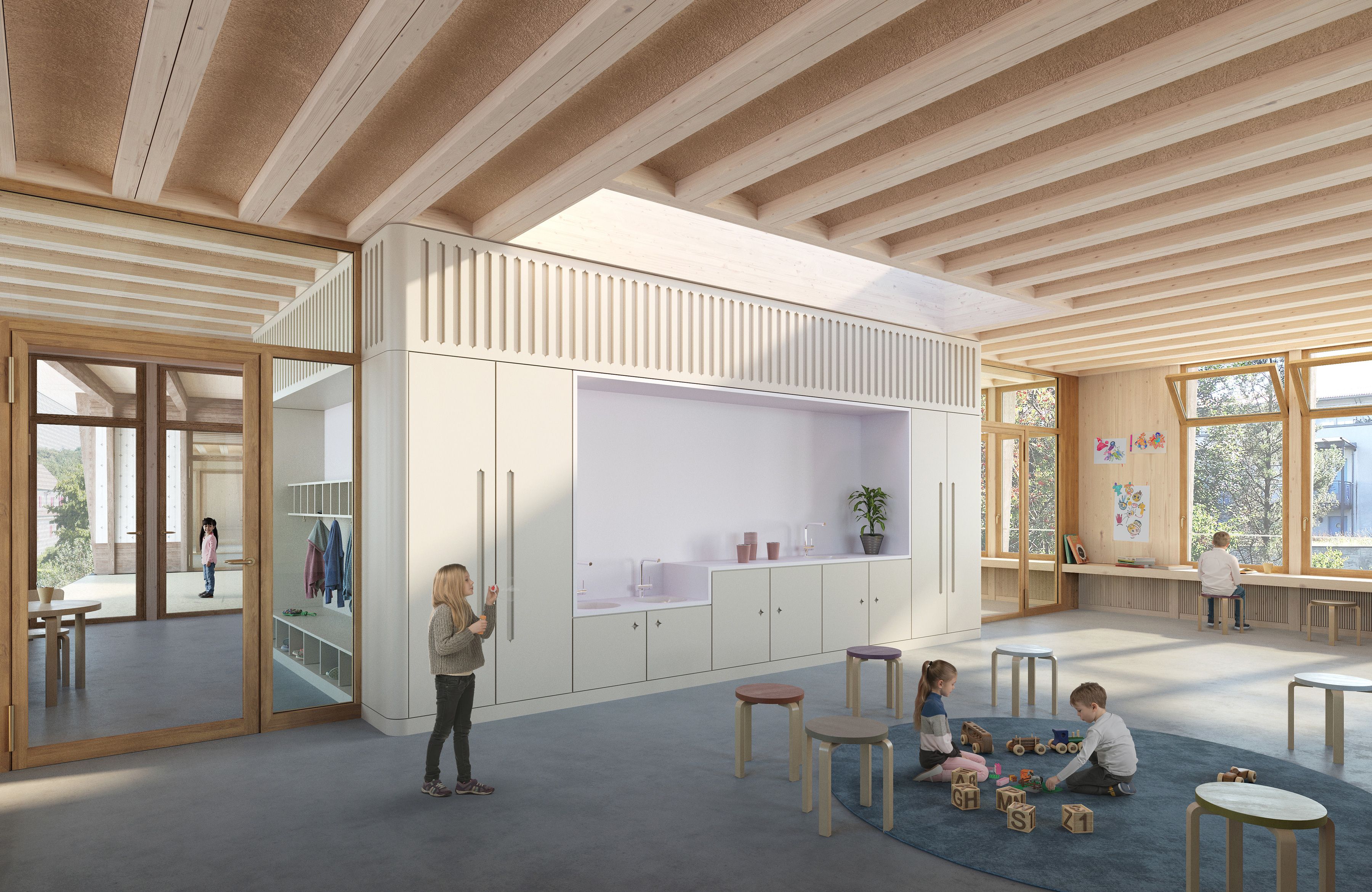 Schule Rain Ittigen Innenbild Kindergarten