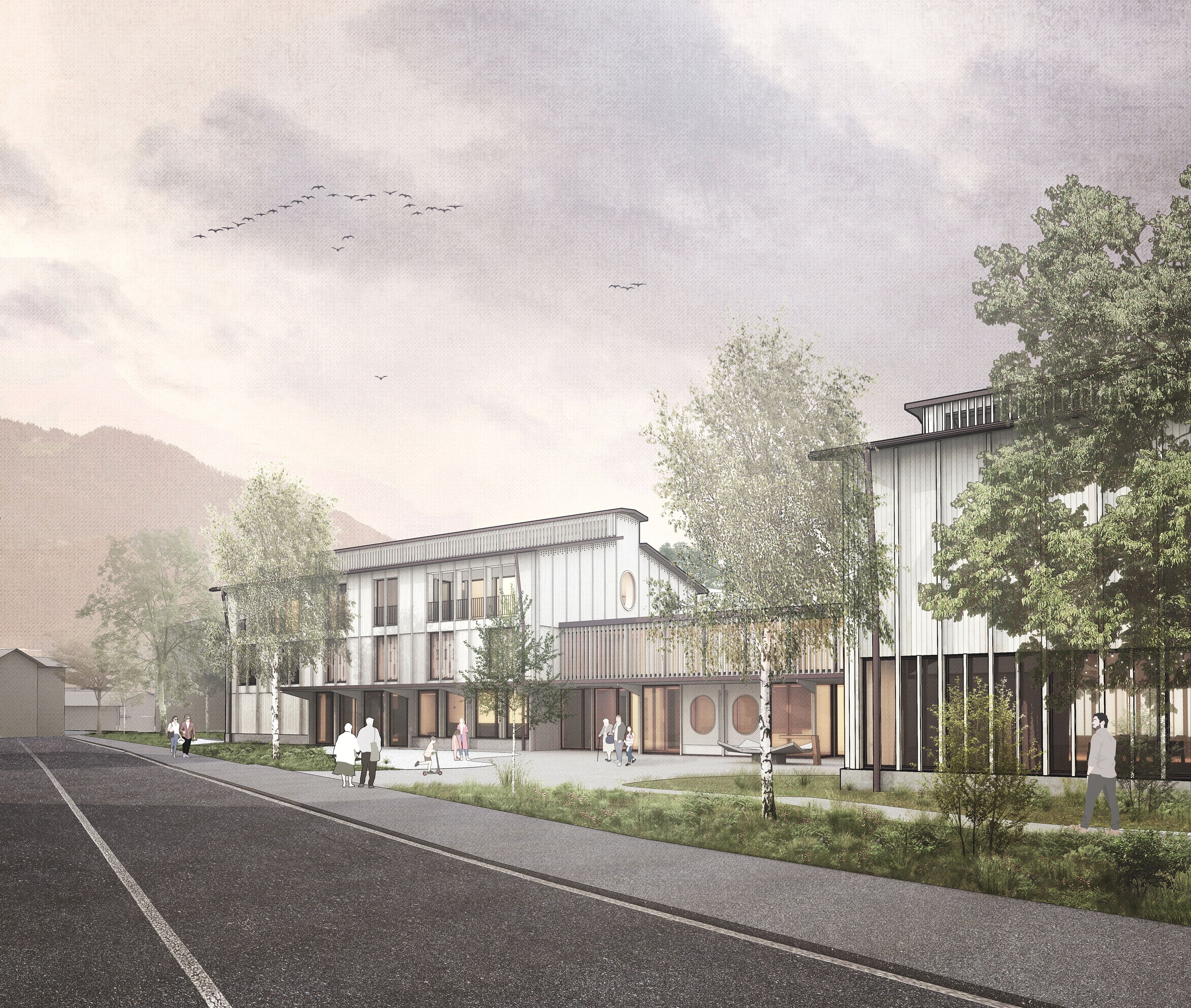 Aussenansicht Begegnungszentrum Sarnen