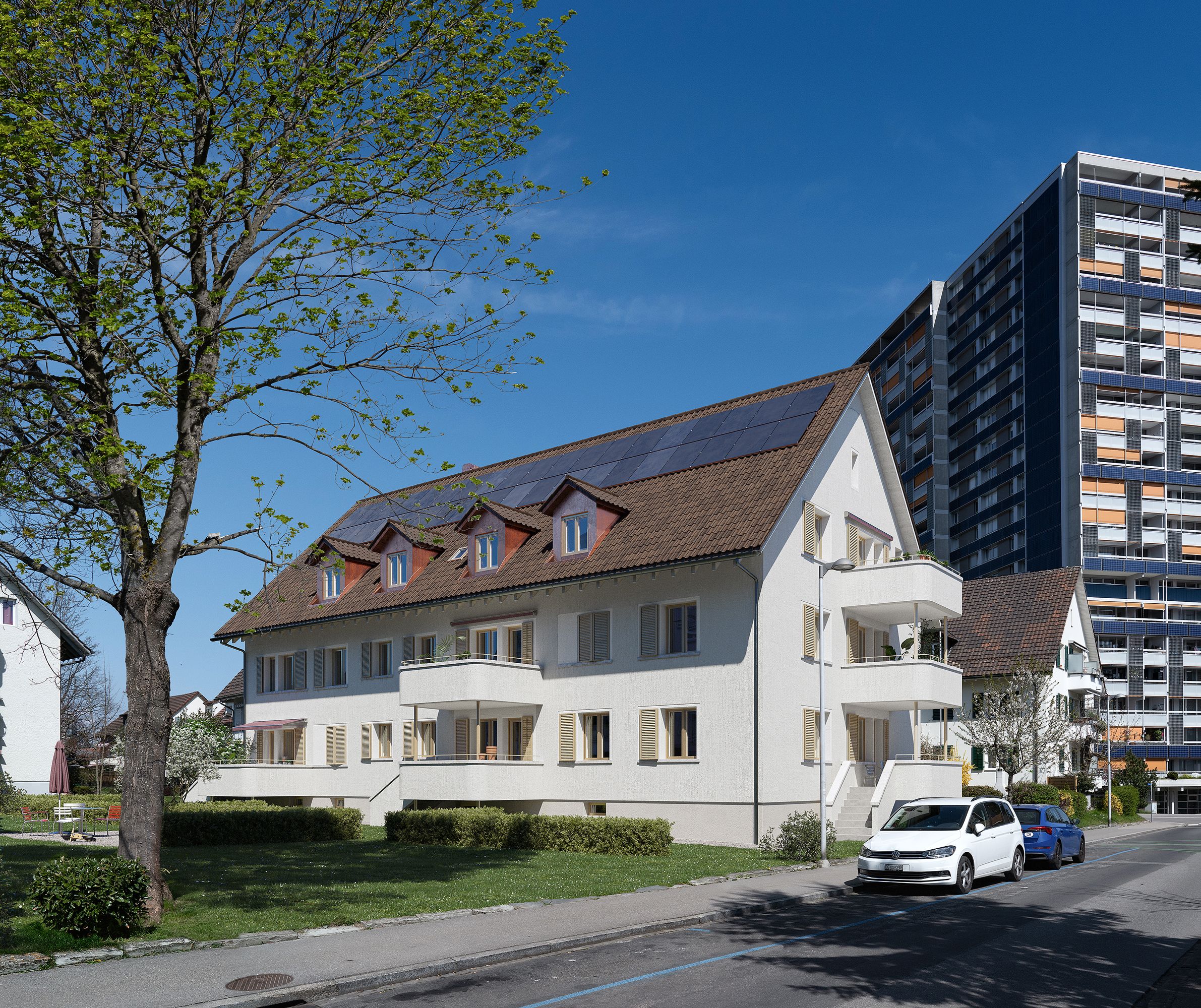 Aussenbild Sanierung Brünnenstrasse