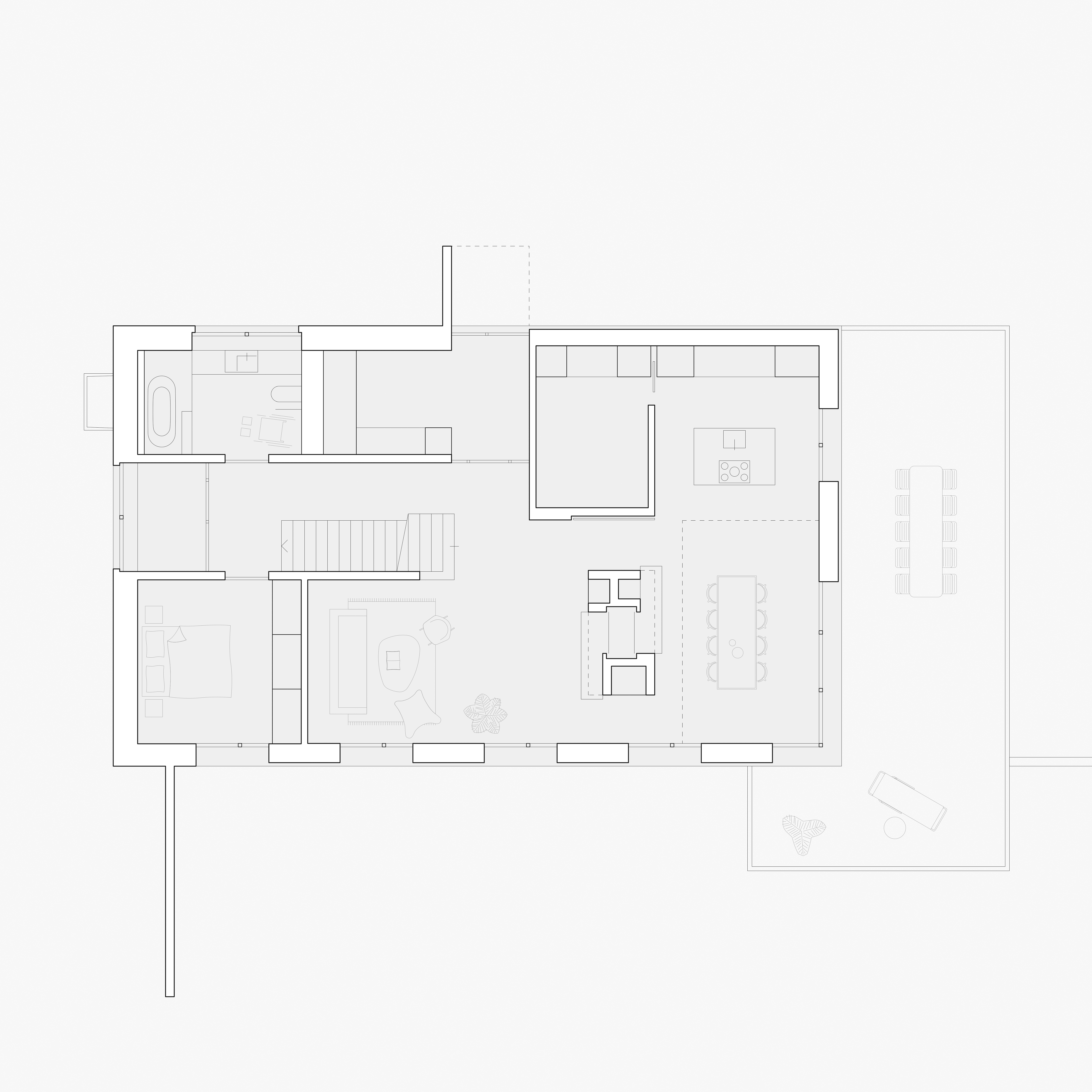 Grundriss Erdgeschoss EFH Rüschegg