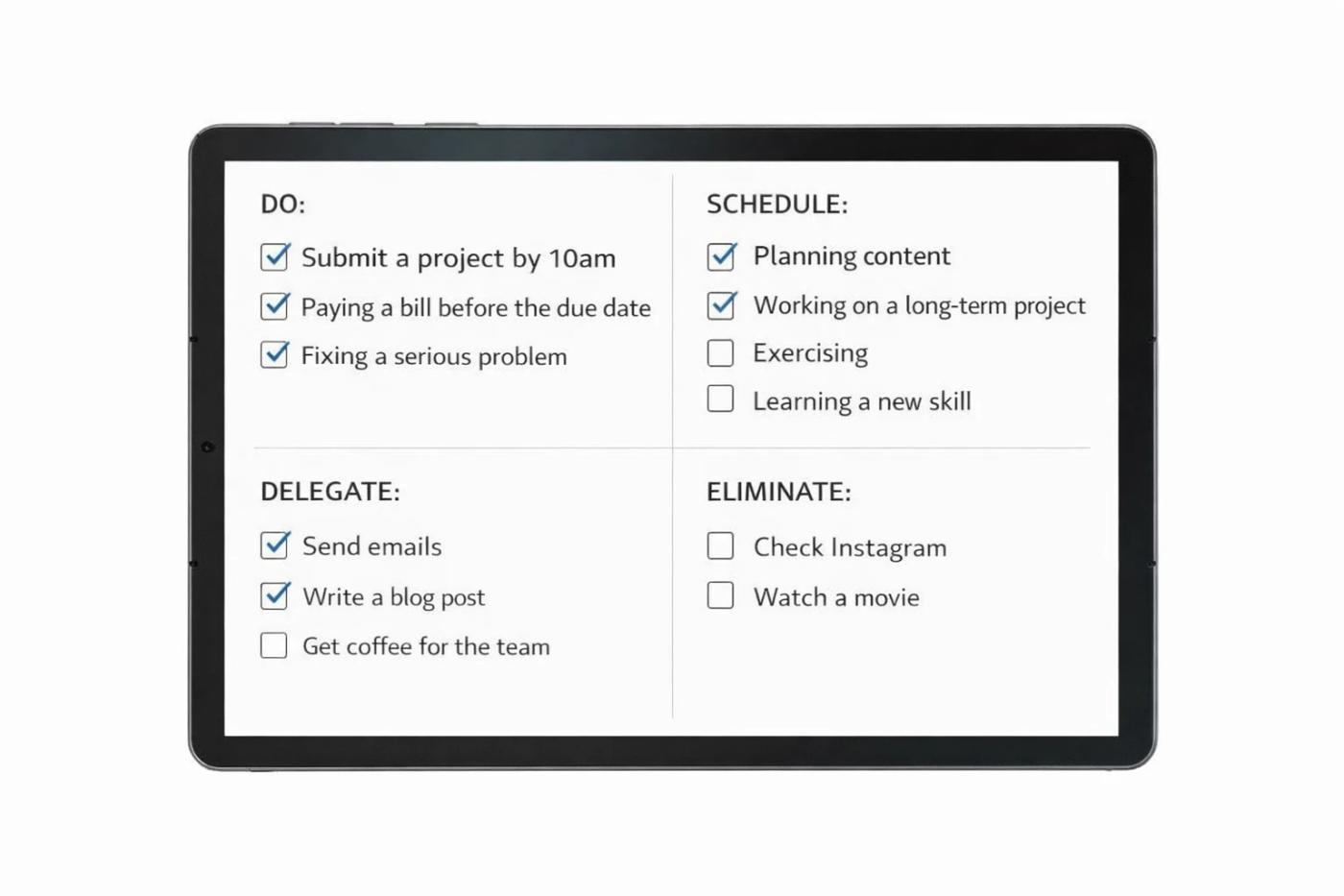 How to Stay Organized with the Zendo Eisenhower Matrix Calendar