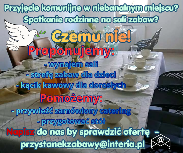 przyjęcie komunijne