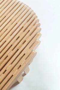 Popsicle stick low table