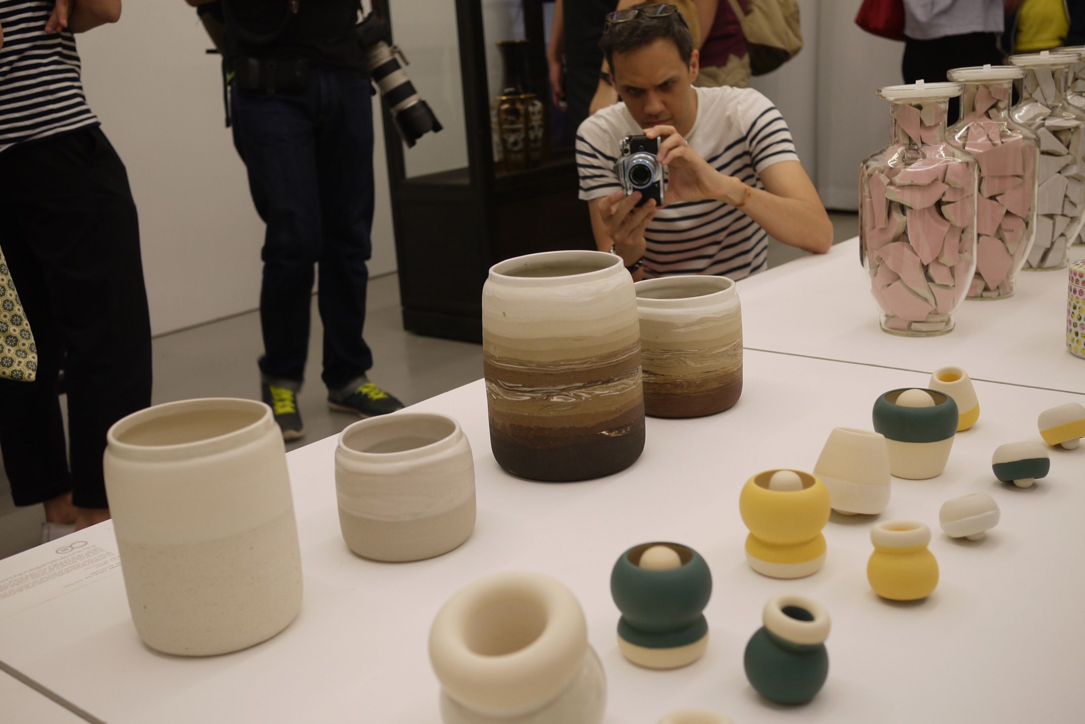 Restless and Nude ceramic works presented at the 2016 Supermama Porcelain Festival