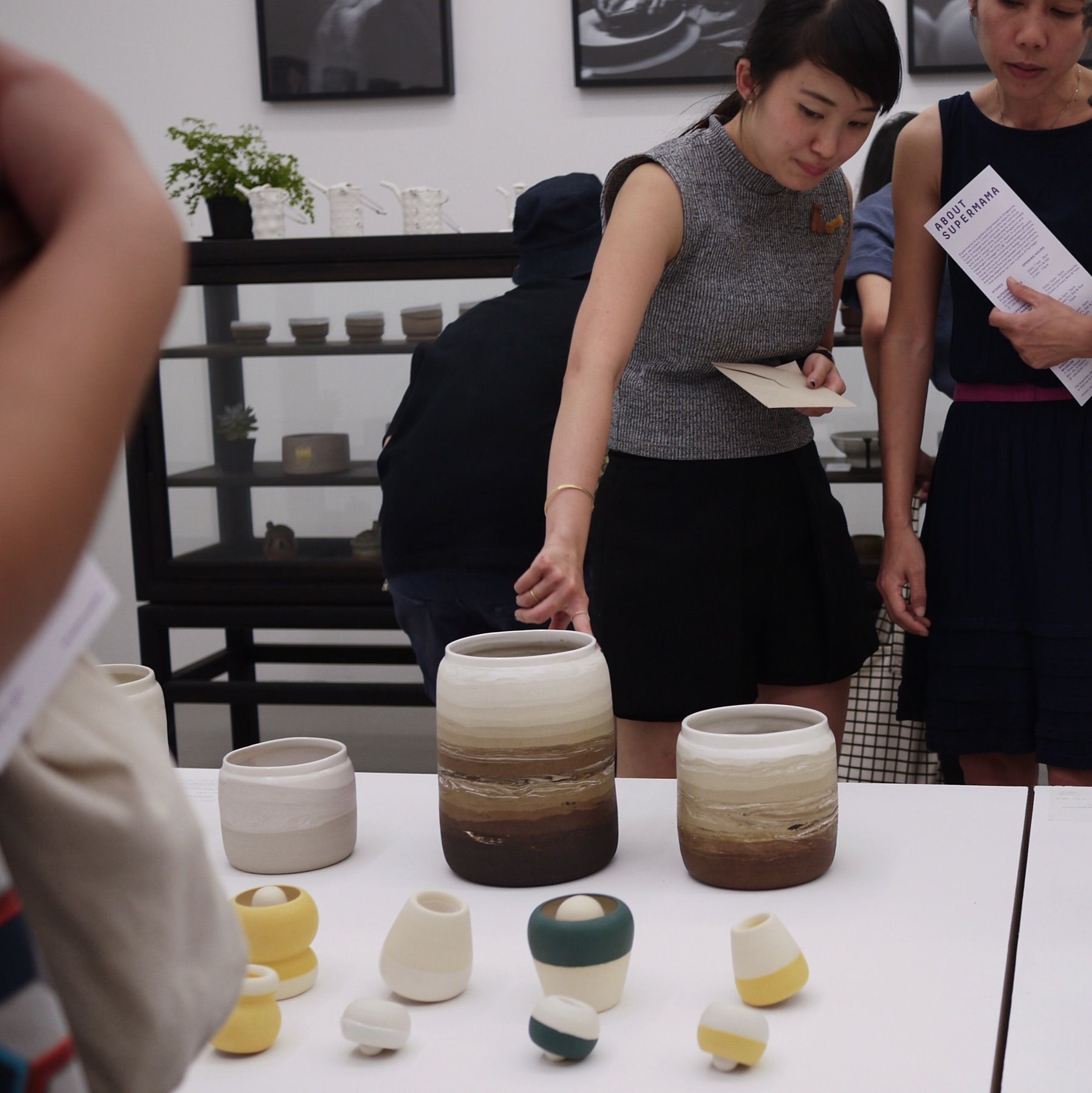 Nude vessels and Restless objects displayed together at the Porcelain Festival