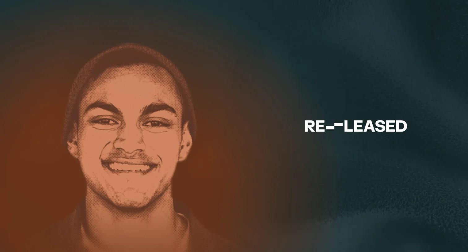 Dulan Perera, Director of Growth at Re-Leased, next to the Re-Leased logo