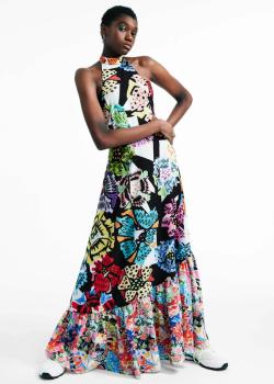 ASOS Made in Kenya tiered maxi dress made by SOKO Kenya Ethical Clothing Factory.