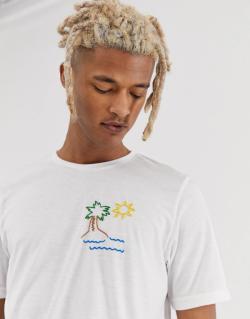 ASOS Made in Kenya t-shirt with embroidery detail made by SOKO Kenya Clothing Factory.
