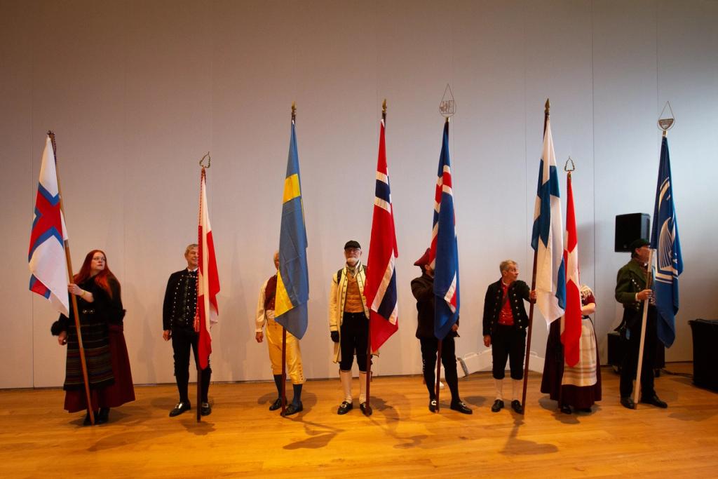Nordisk flaggborg på Havleikur 2022 på Færøyane