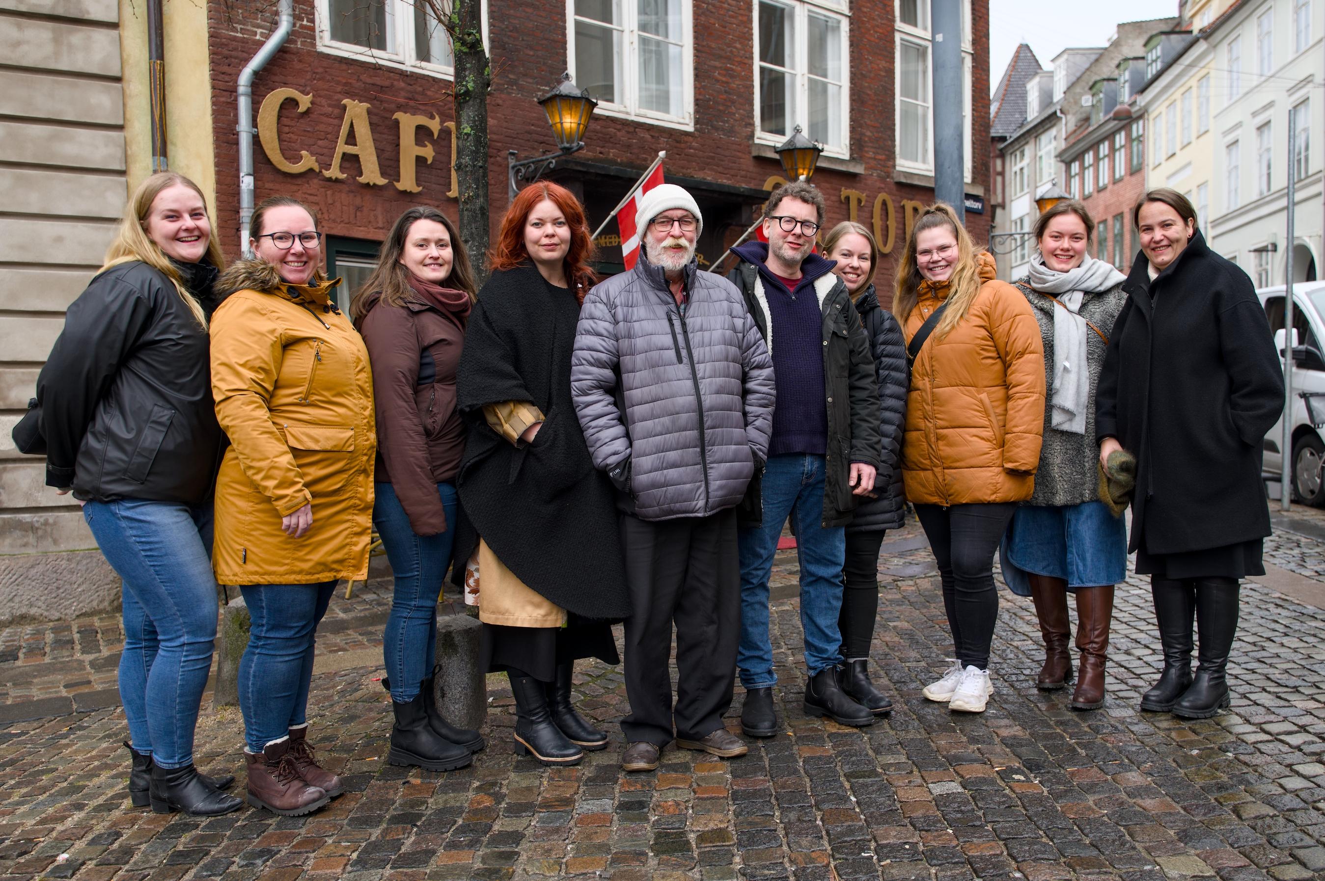 Gruppebilde med kollegiet på 10 personar.