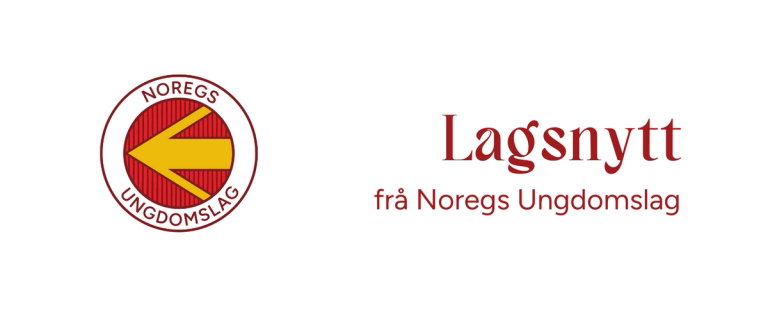 Header med tekst "Lagsnytt frå Noregs Ungdomslag" med Noregs Ungdomslag sin logo