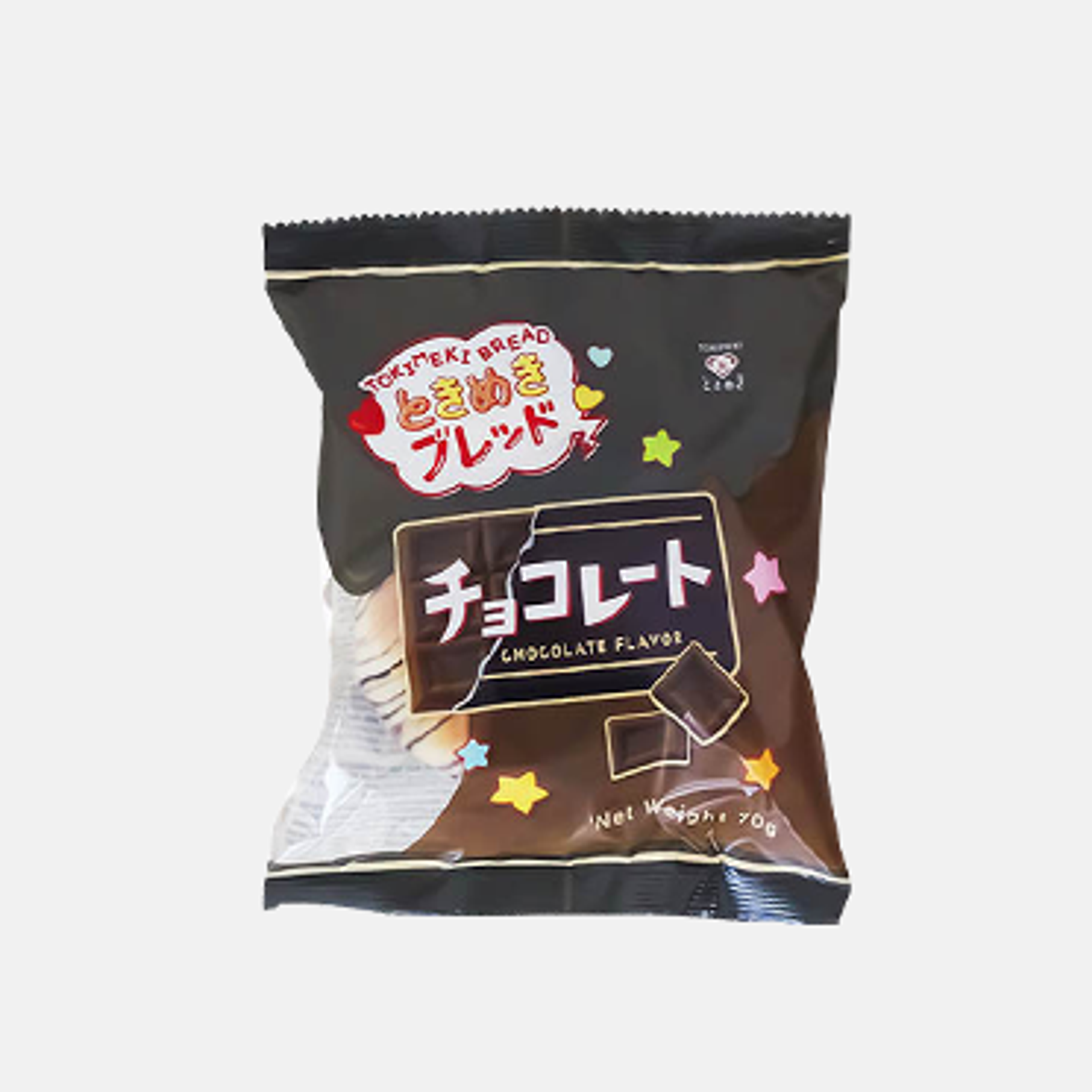 Bild von Tokimeki Japanischem Brot mit Schokoladenfüllung in verlockender Verpackung.