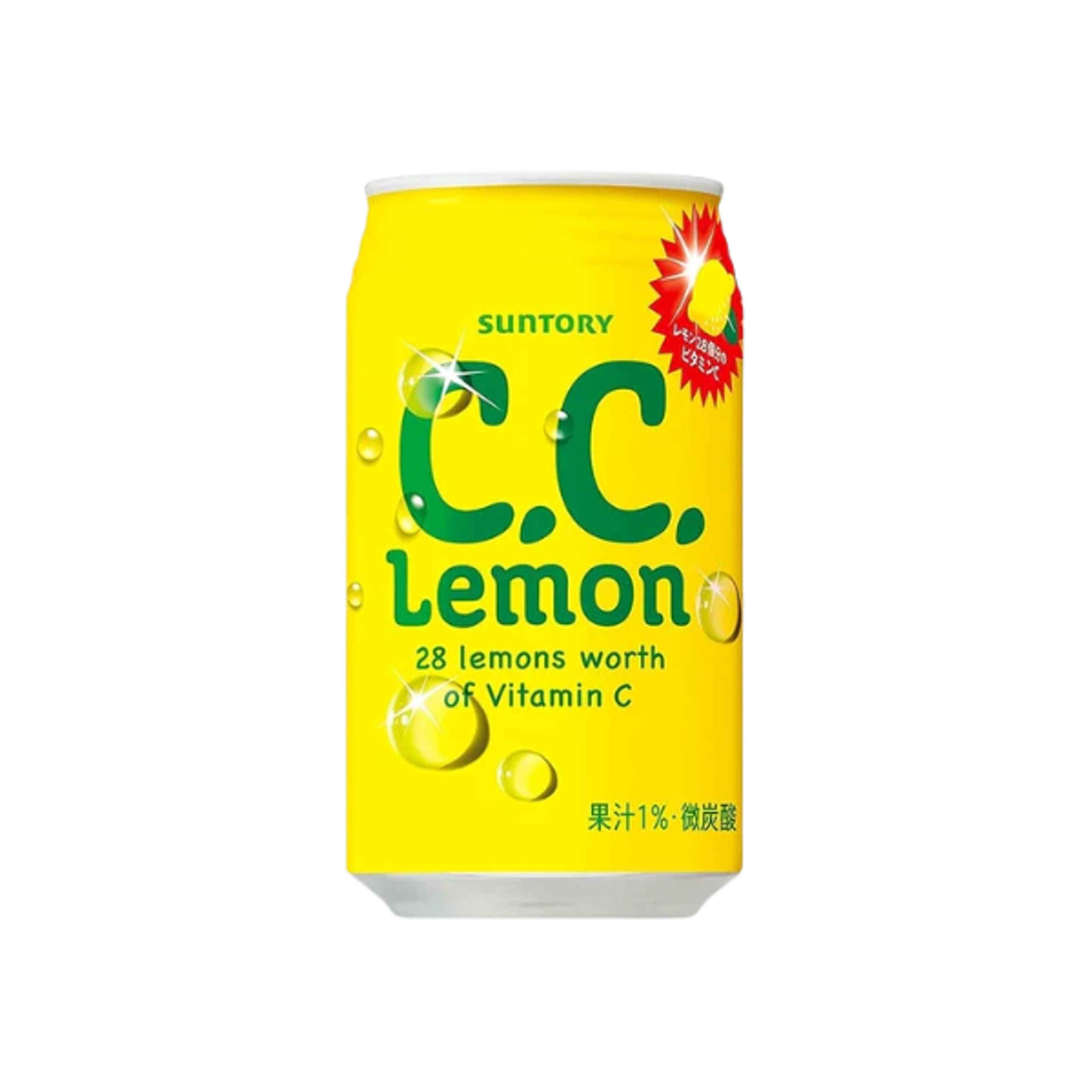 SUNTORY C.C. Lemon Drink 350ml | Erfrischendes japanisches Zitronengetränk