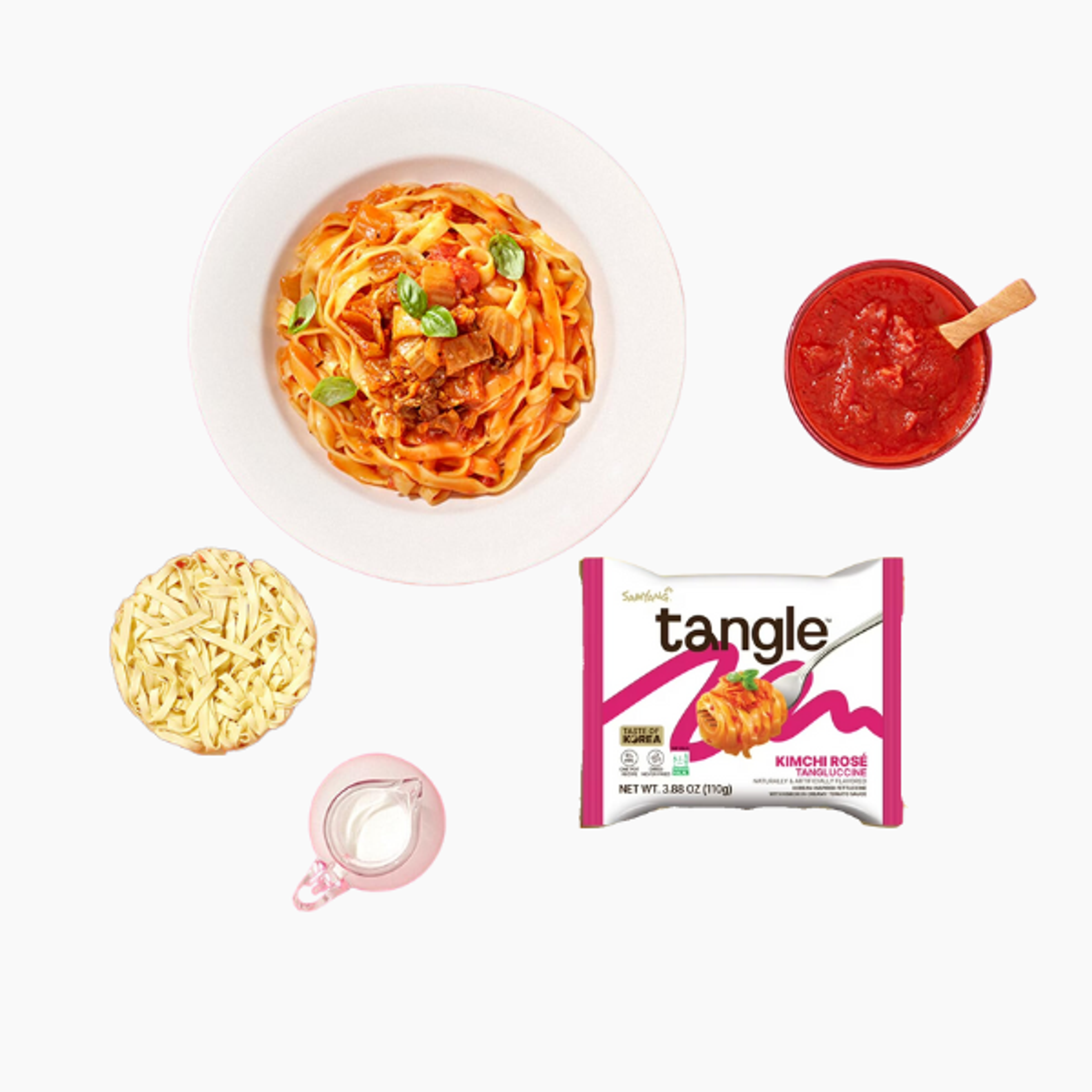 SAMYANG Tangle Kimchi Rosé Tangluccine 4-Pack – Spicy & Creamy Fusion