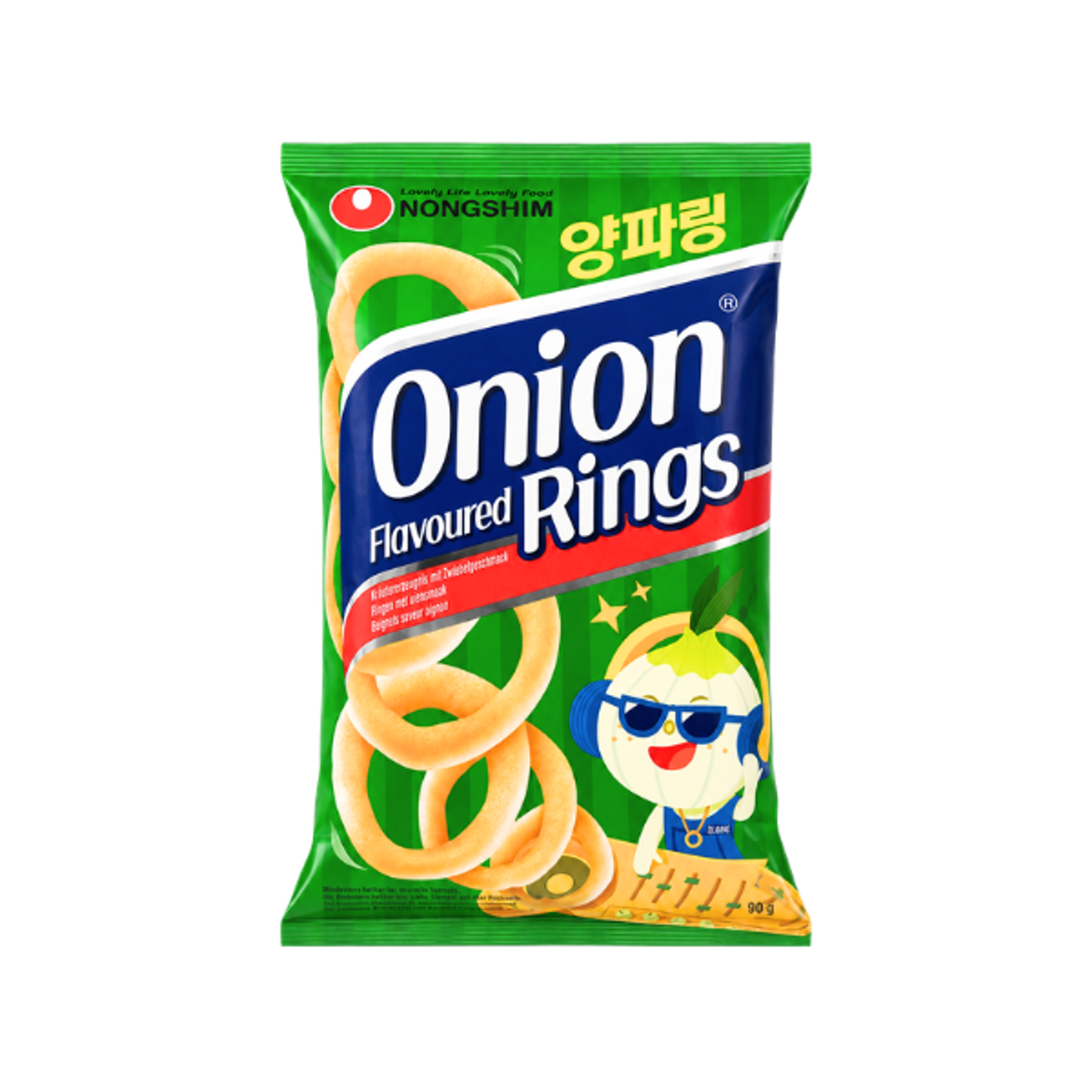 NONGSHIM Onion Flavoured Ring 90g | Koreanischer Zwiebel Snack
