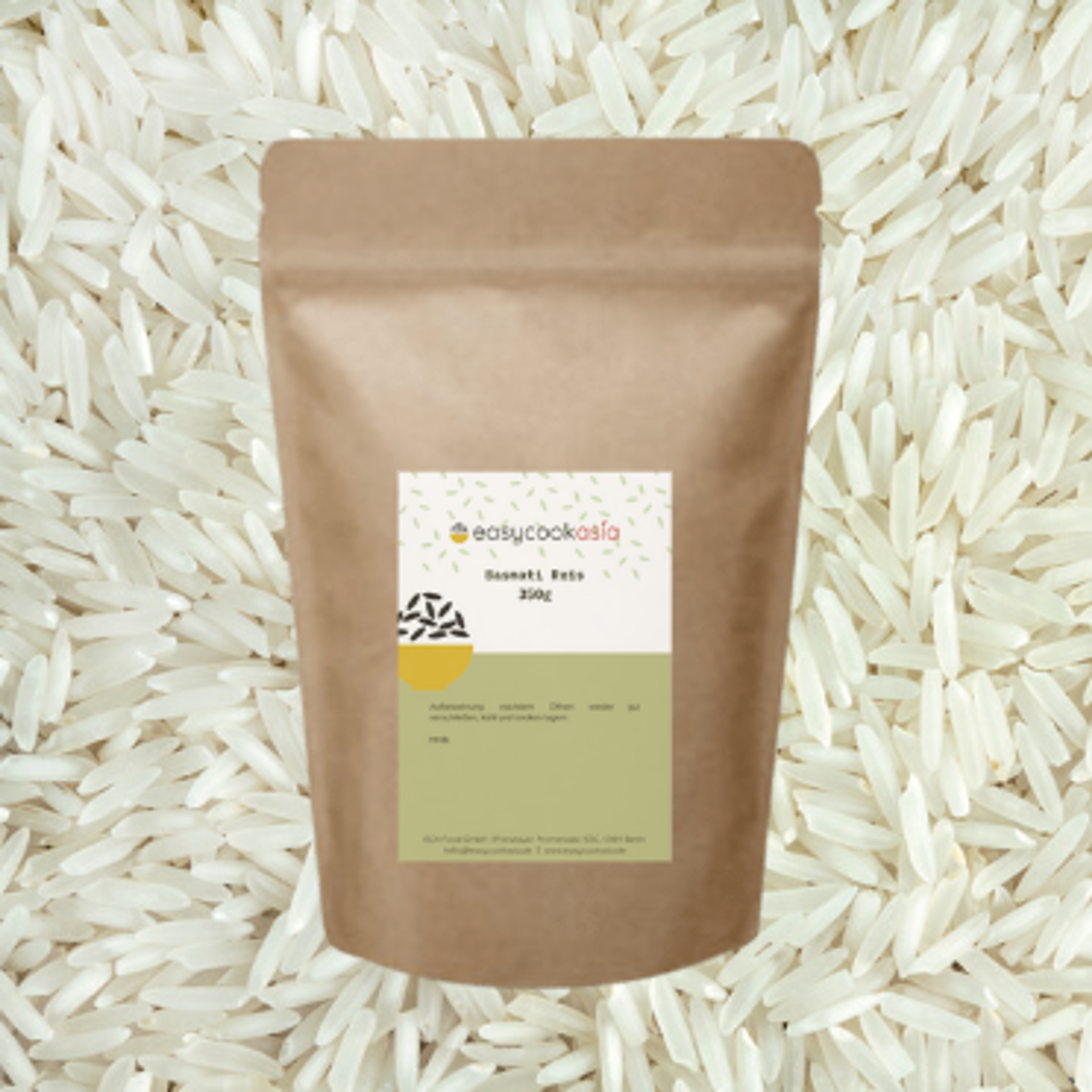 EasyCookAsia Basmati Reis 350g Packung