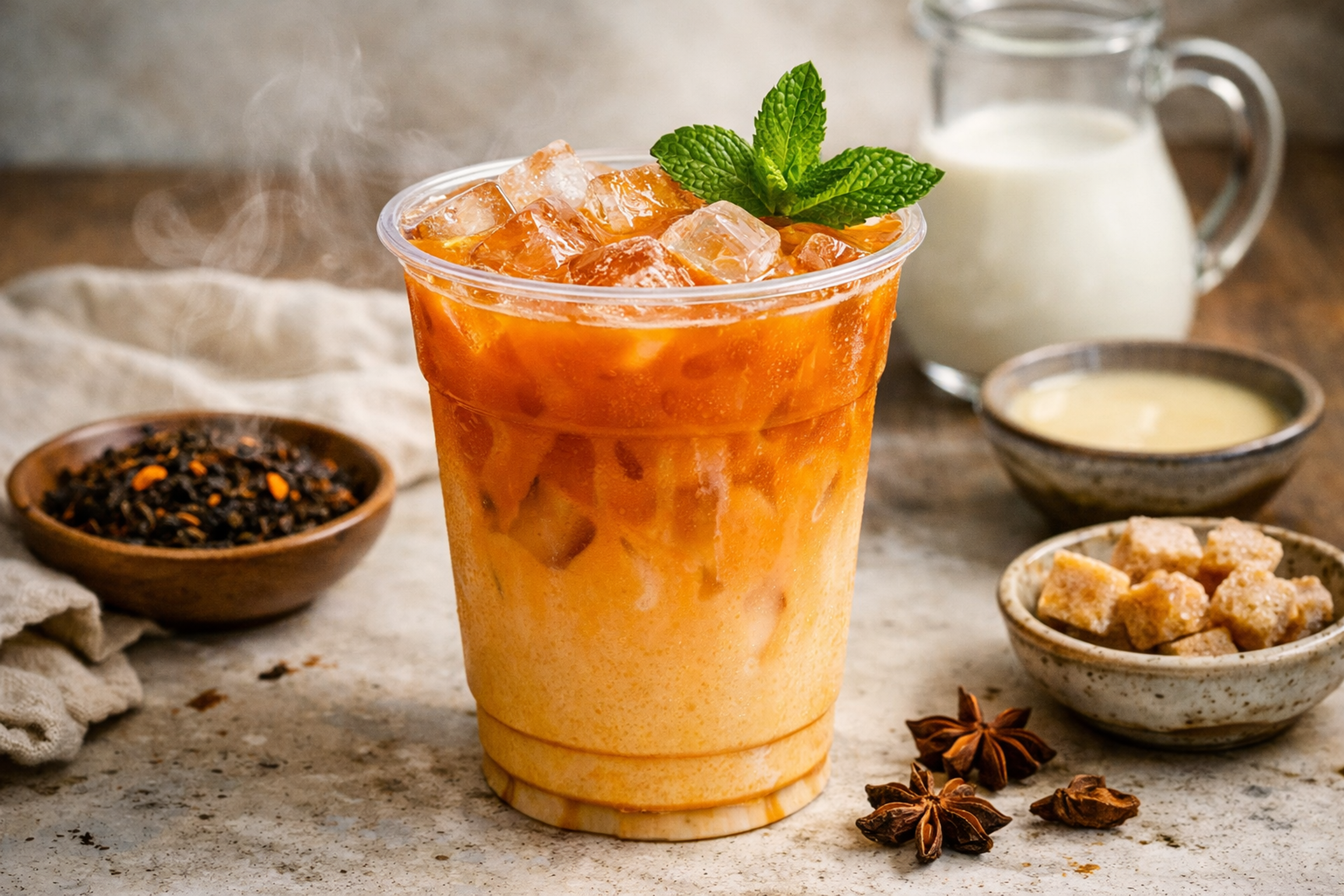 Thai Tea Rezept – so machst du cremigen Cha Yen einfach zu Hause!