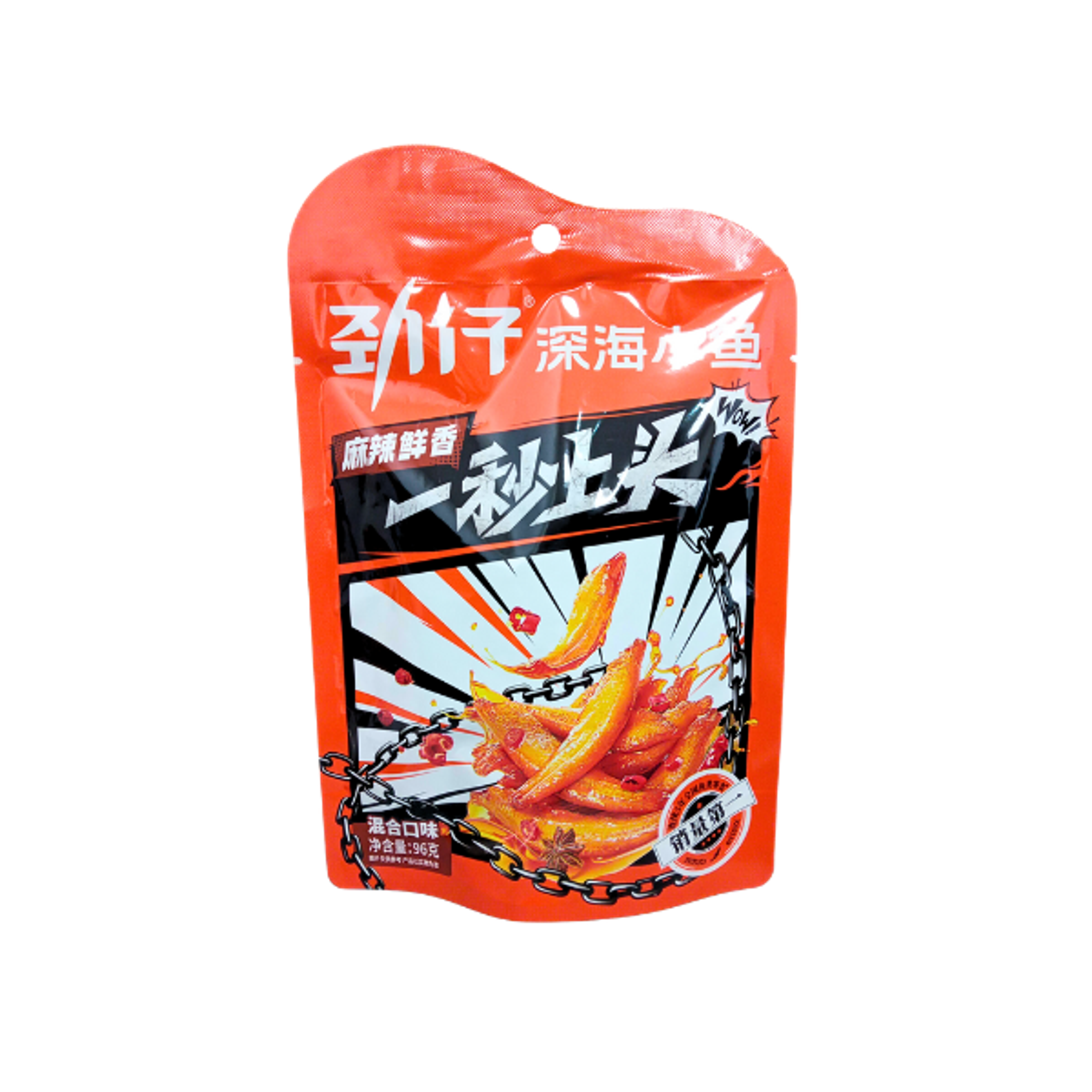 JINZAI Fried Anchovy Snack 96g | Crispy Anchovy Snack Mixed Spicy Flavor